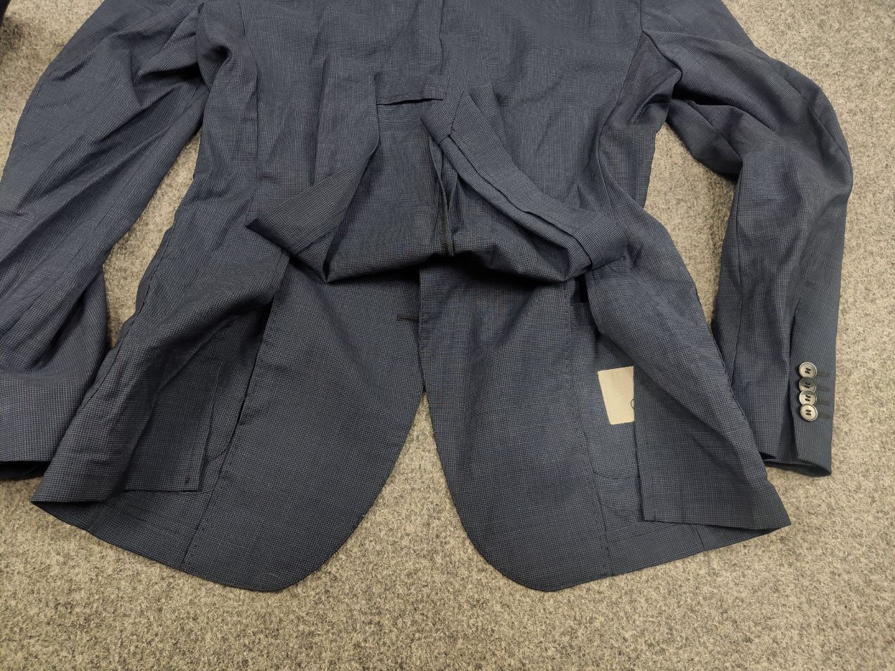 Japanese Brand 0909 Fatto in Italy Design Classic Suit Blazer Jacket Pants Size 46R - 12 Thumbnail