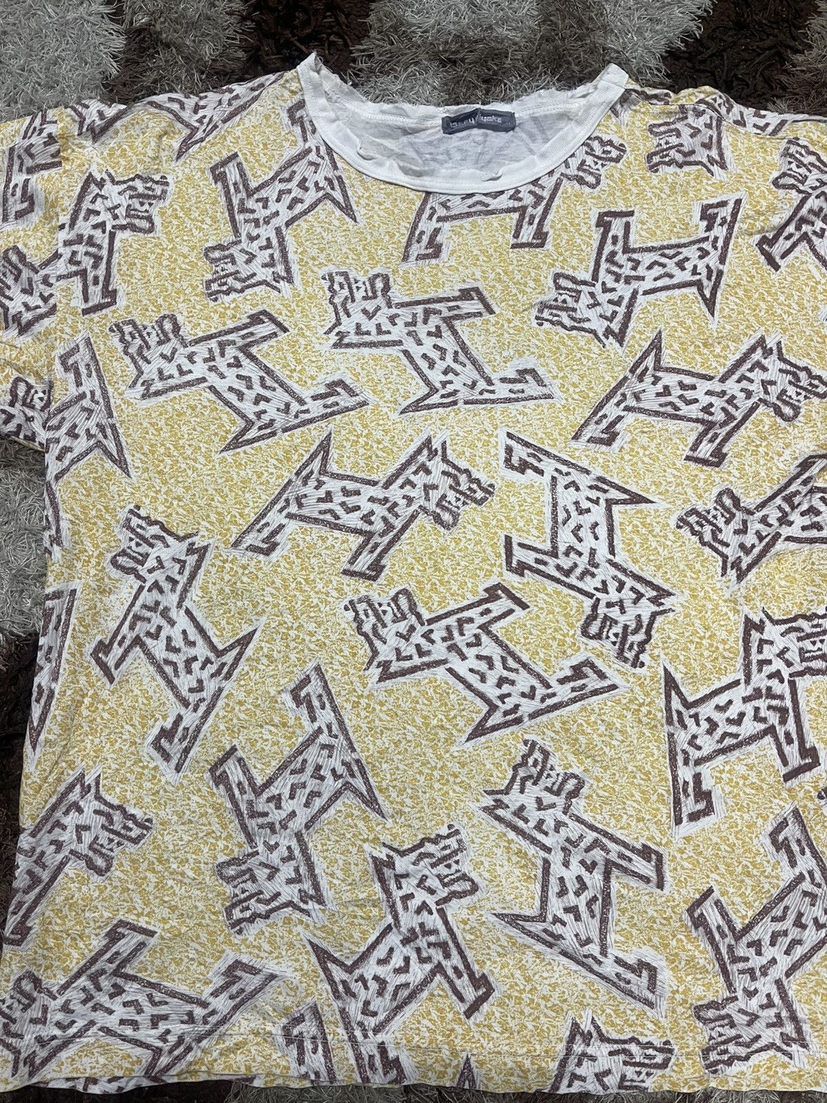 Issey Miyake × Japanese Brand 🔥HOT🇯🇵🔥VINTAGE ISSEY MIYAKE FULL PRINT KEITH HARING VERY RARE Size US M / EU 48-50 / 2 - 2 Thumbnail