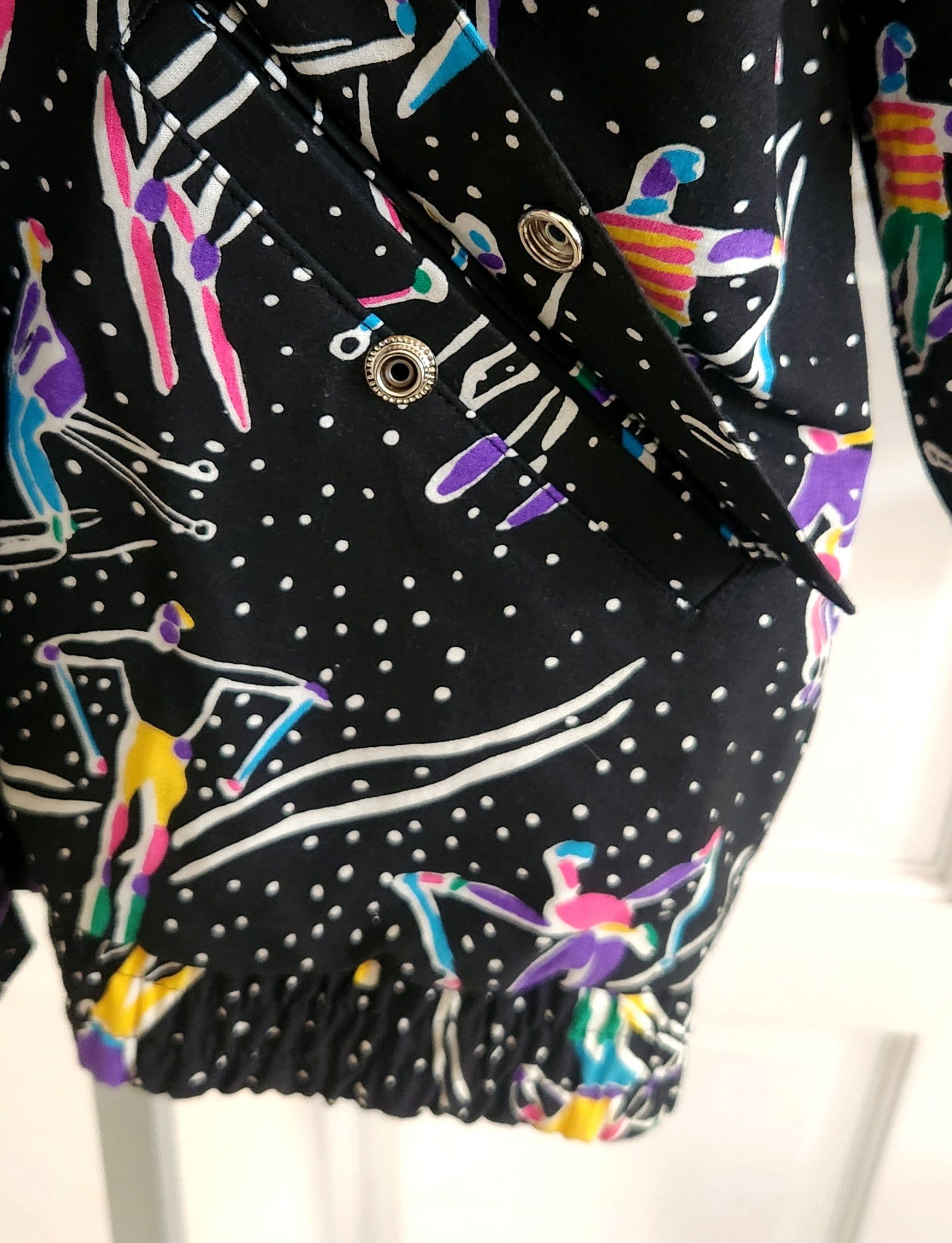 Other Vintage 80s 90s Ken Done Art To Wear Skier Print Bomber Size US M / EU 48-50 / 2 - 4 Thumbnail