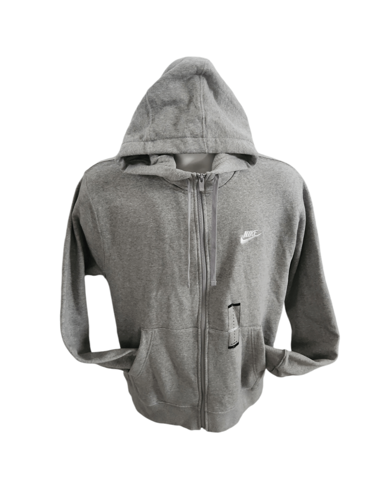 Nike Fleece Full Zip Hoodie Sportswear Sweatshirt Large