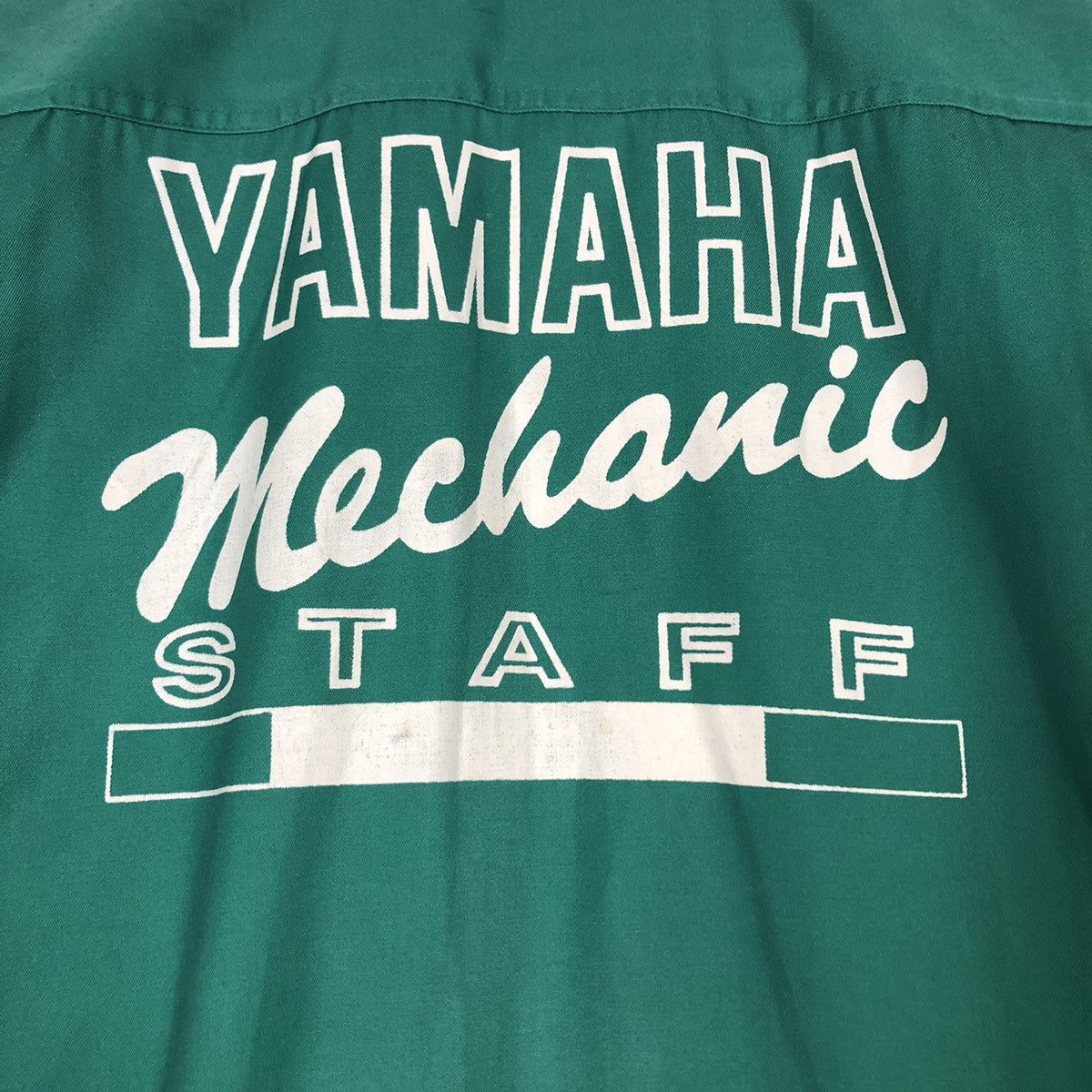 Japanese Brand 📌Vintage Coverall Worker Racing Yamaha Big Logo Spell Out Size US 36 / EU 52 - 16 Thumbnail