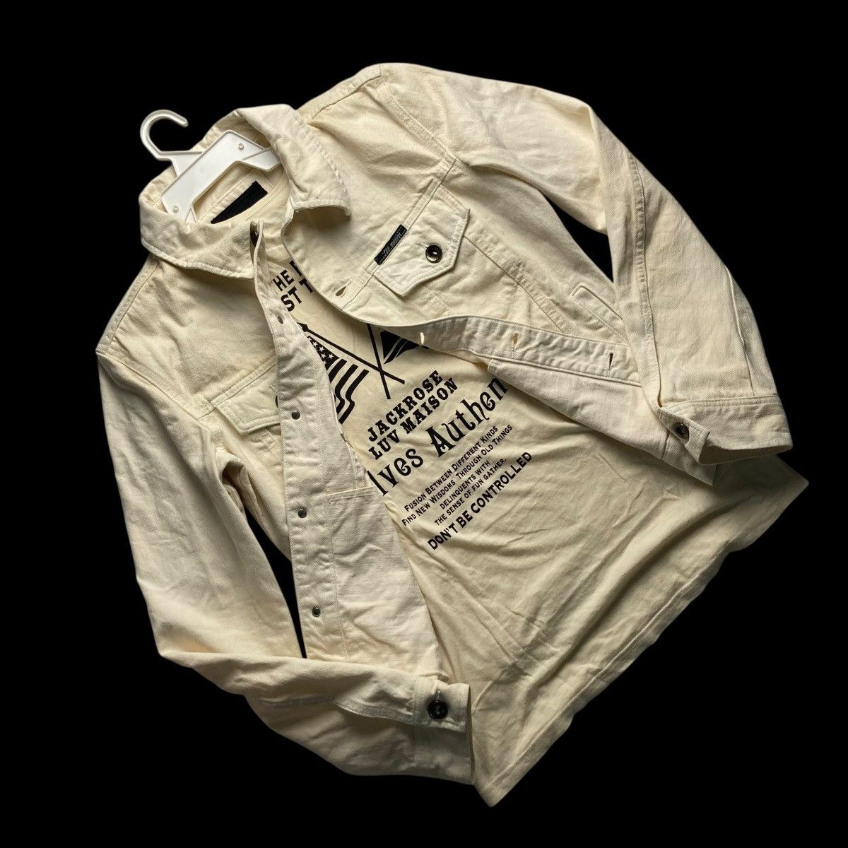 JACKROSE 🇯🇵 JACKROSE LUV MAISON DENIM TRUCKER JACKET Size US M / EU 48-50 / 2 - 14 Thumbnail