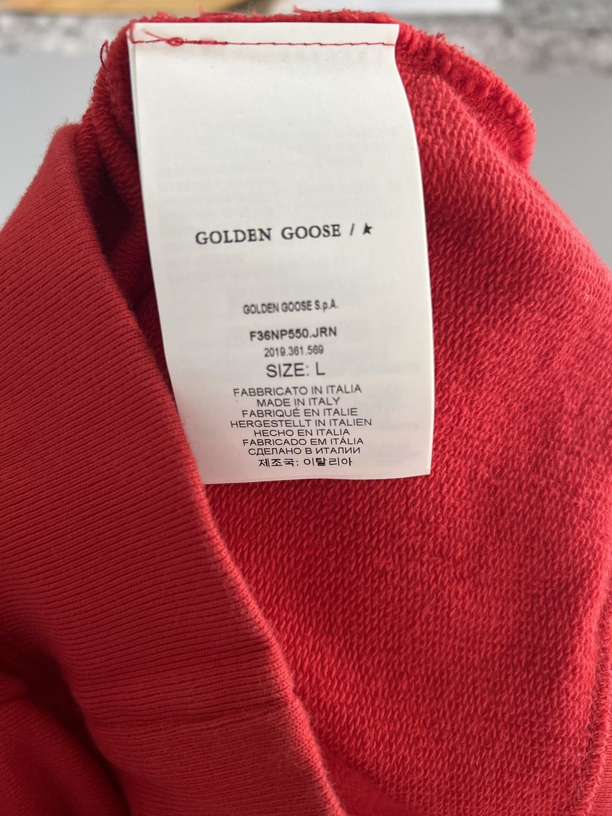 Golden Goose Golden Goose World Tour Hoodie Size US L / EU 52-54 / 3 - 6 Thumbnail