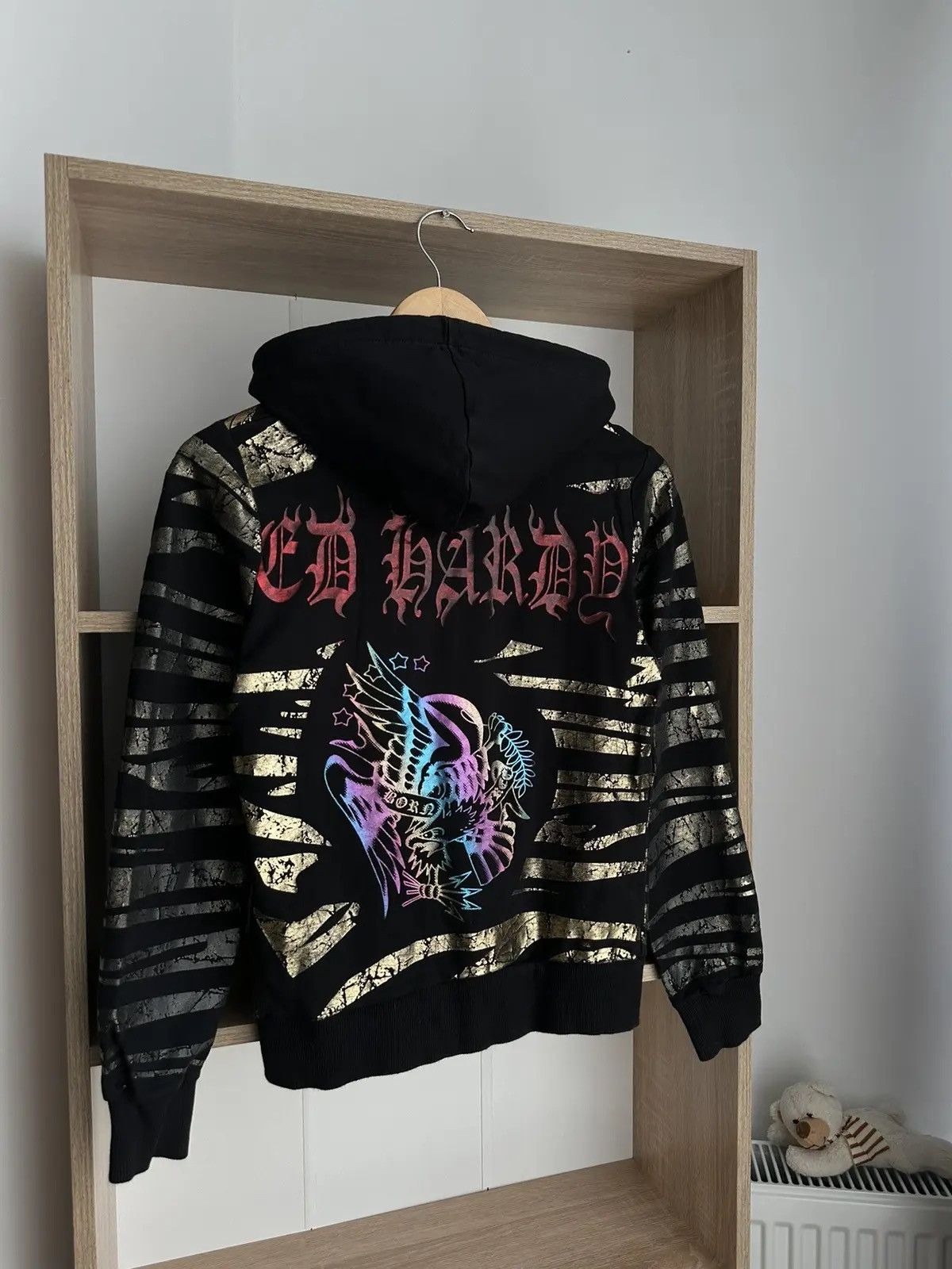 Christian Audigier × Ed Hardy × Vintage Vintage Ed Hardy Christian Audigier Hoodie Size US M / EU 48-50 / 2 - 9 Thumbnail