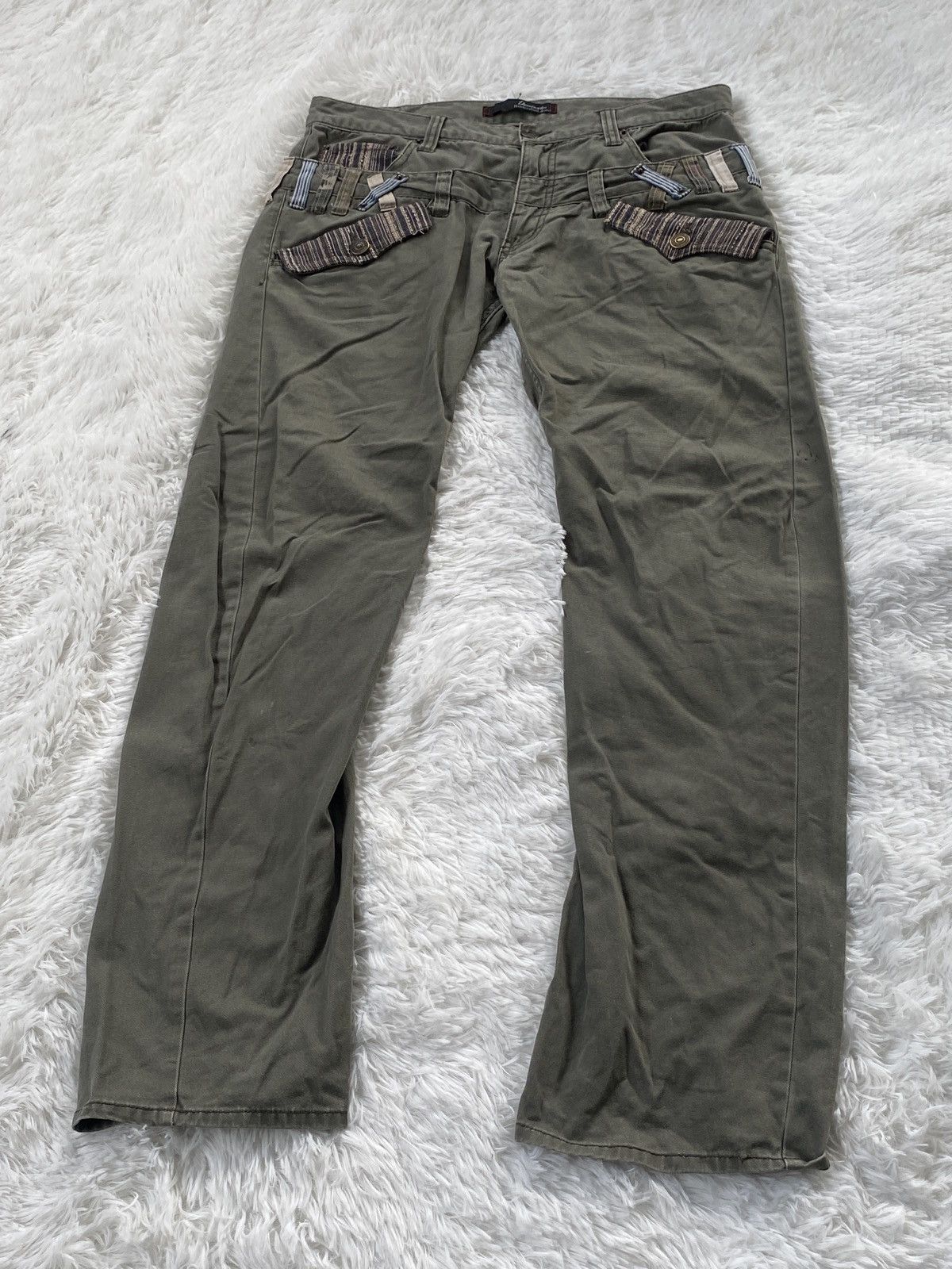 Japanese Brand × Seditionaries 🔥RARE🔥Dominated Handcrafted Jeans Japan Denim Double Waist Size US 34 / EU 50 - 2 Thumbnail