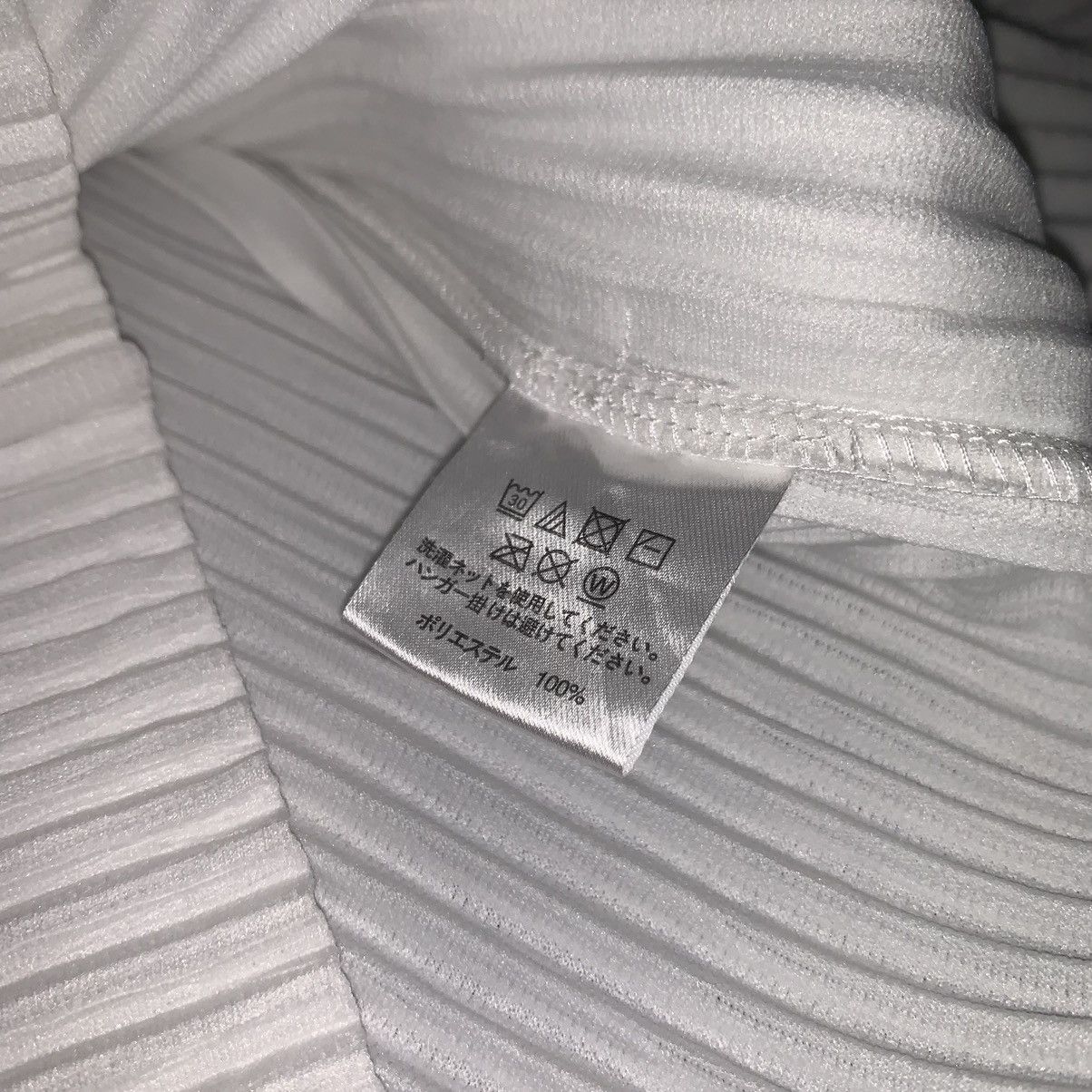 Homme Plisse Issey Miyake White Pleats Please Issey Miyake Snap Button Pleated Jacket Size M / US 6-8 / IT 42-44 - 12 Thumbnail