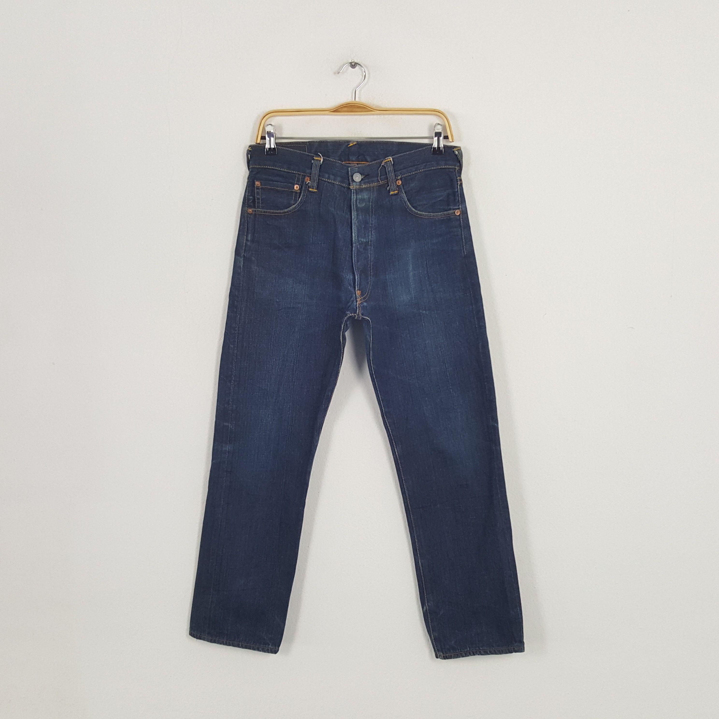 Evisu × Japanese Brand × Vintage Vintage Evisu Japanese Brand Daicock Custom Art Denim Jeans Size US 29 - 4 Thumbnail