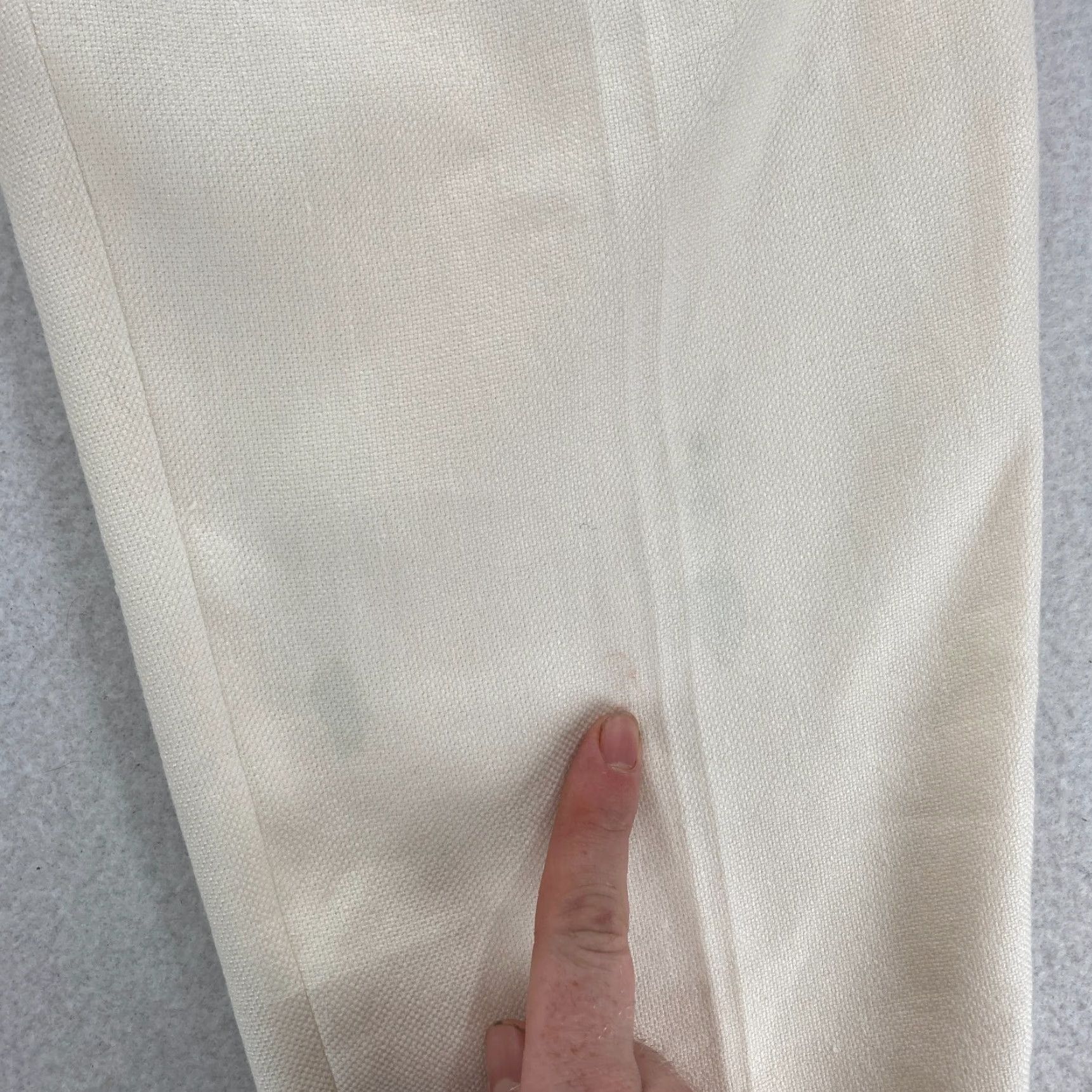 Express Express Ankle Pants Women's 8 Beige Linen Blend Stretch Material Pleated Belted Pants Size 30" / US 8 / IT 44 - 7 Thumbnail