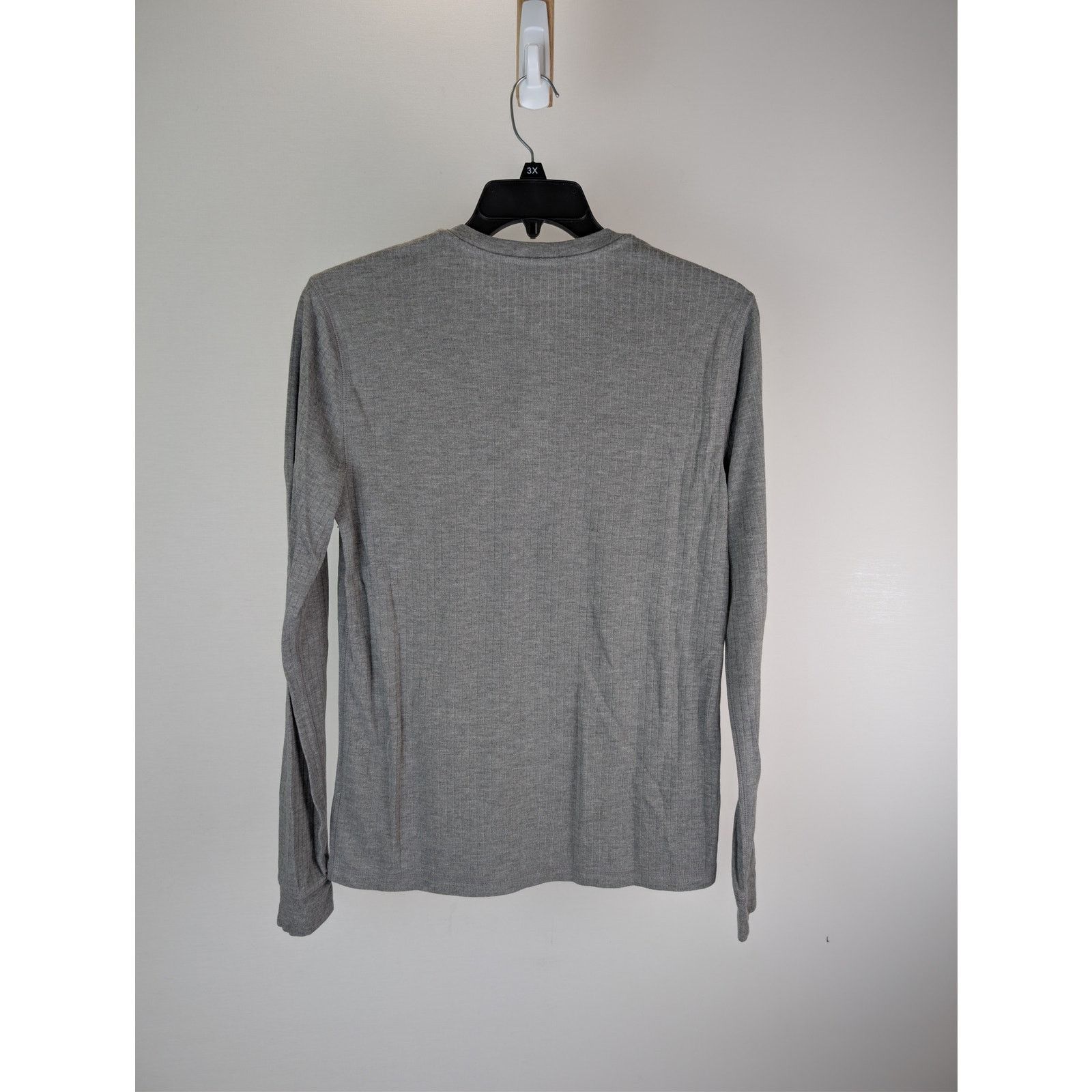 Vince o1rshd1 CC20 Raw Edge Long Sleeve Henley T-Shirt in Grey Size US S / EU 44-46 / 1 - 8 Thumbnail