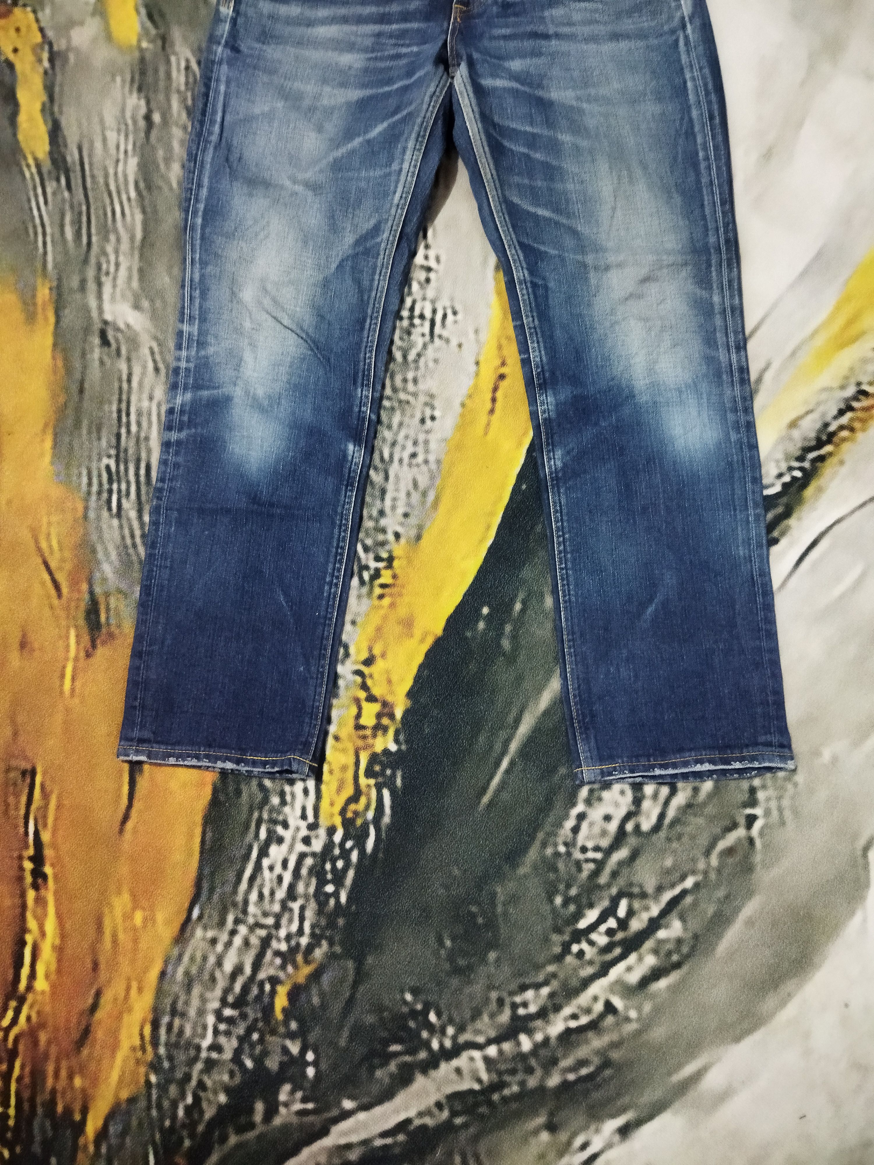 Lee VINTAGE LEE RIDERS FADED BLUE JEANS PANTS Size US 32 / EU 48 - 3 Thumbnail