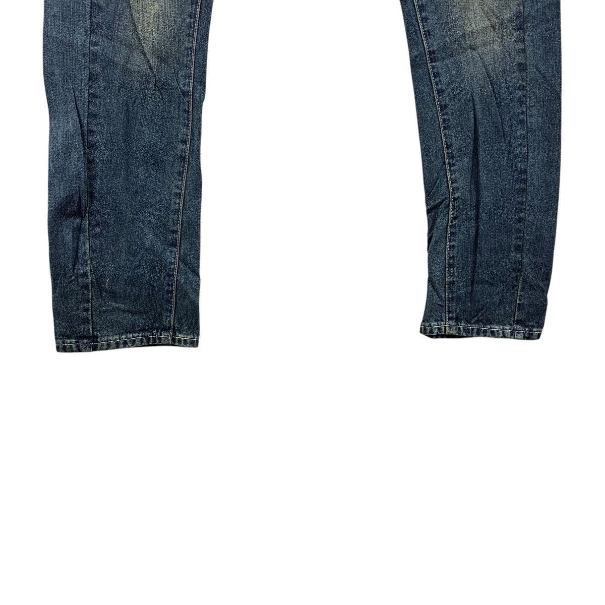Designer × Japanese Brand AND IT Half double waist blue jeans Size 32" / US 10 / IT 46 - 11 Thumbnail