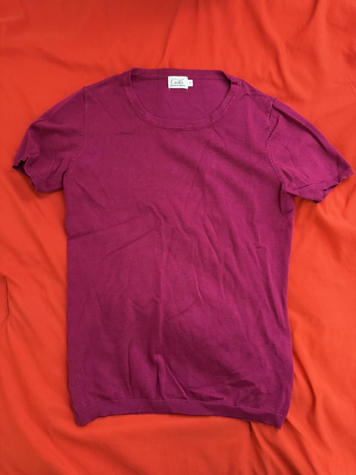 Other CIELO Knit T-shirt in Magenta (MEDIUM) Size M / US 6-8 / IT 42-44 - 1 Thumbnail