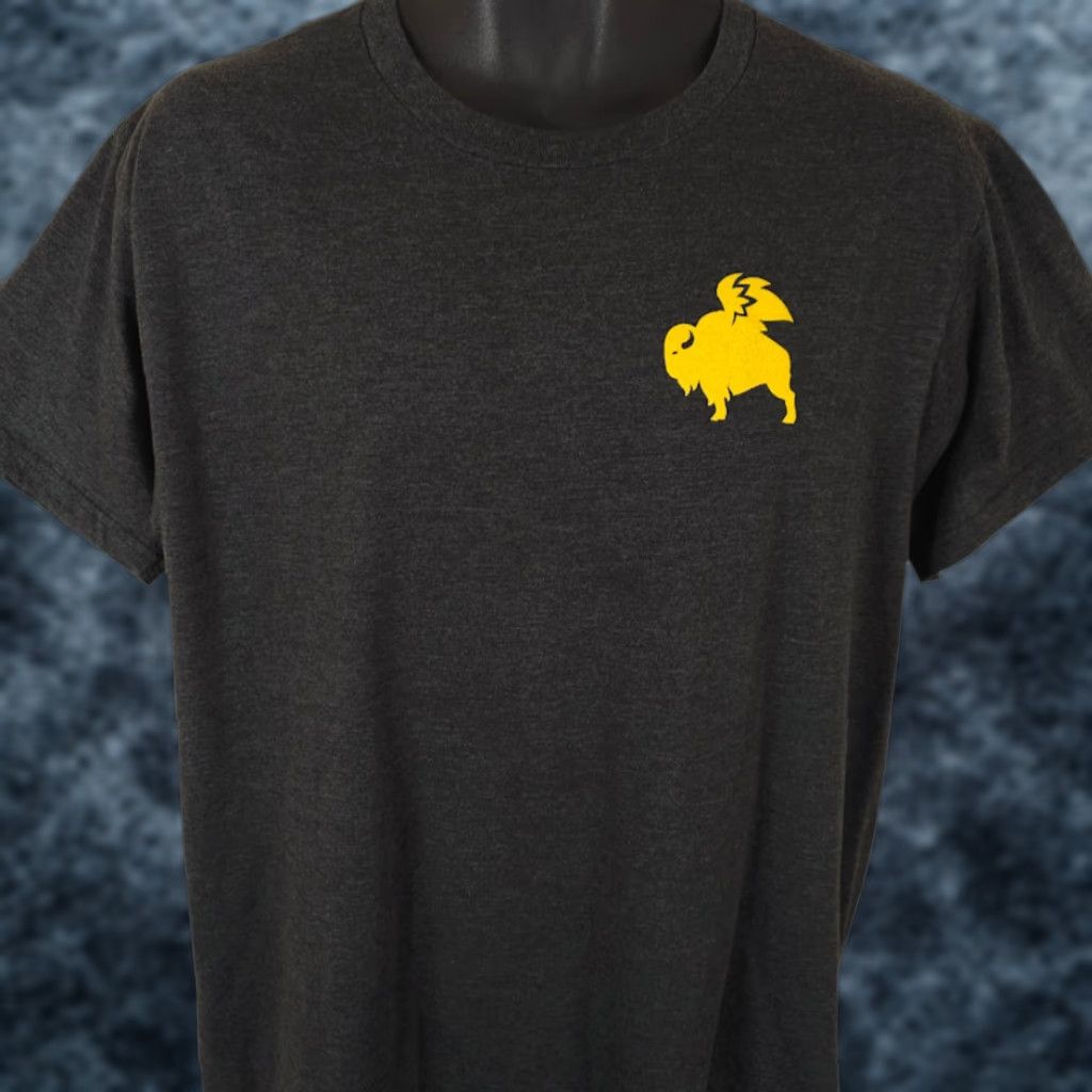 Vintage Buffalo Wild Wings T Shirt Mens Size Large Dark Gray Wings To Die For Snack Tee Shirt Size US L / EU 52-54 / 3 - 1 Thumbnail
