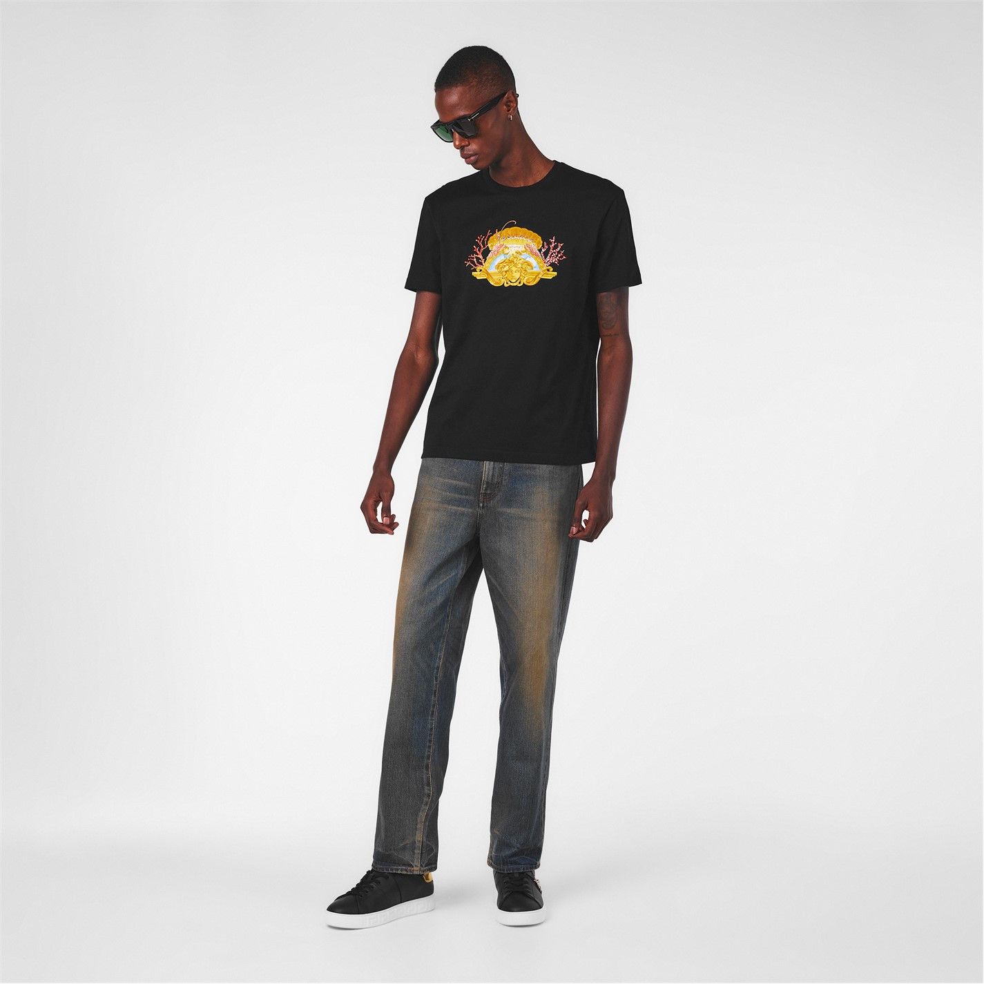 Versace o1g2r1mq0526 T-Shirt in Black Size US L / EU 52-54 / 3 - 5 Thumbnail
