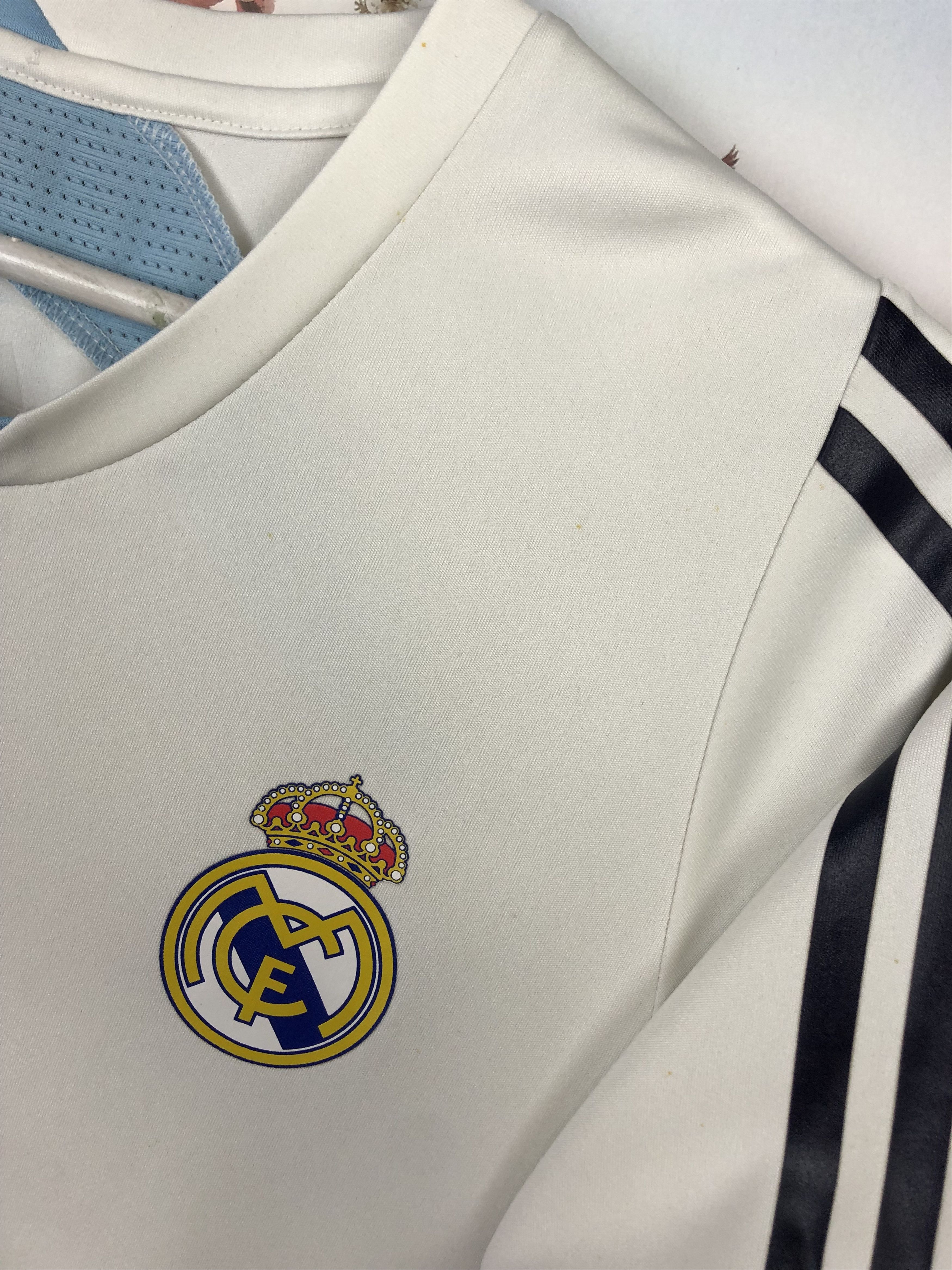 Adidas Vintage Adidas Real Madrid Football Shirt Soccer Tee Hype Size US M / EU 48-50 / 2 - 7 Thumbnail