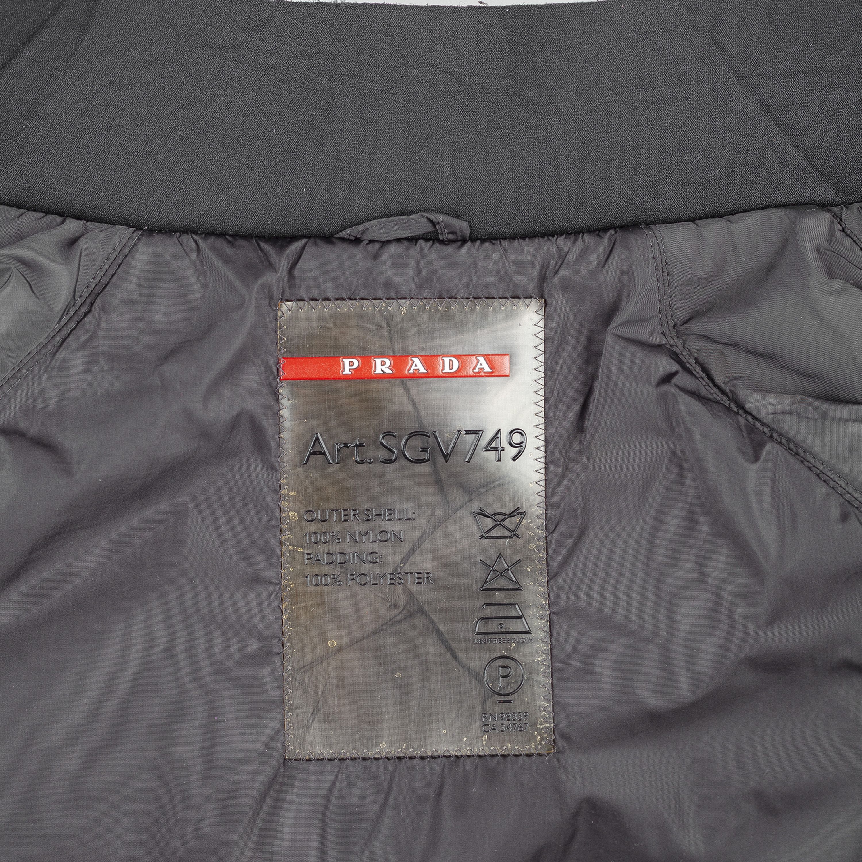 Prada Prada Sport Vintage Active Gray Waterproof Insulated Jacket Size US XL / EU 56 / 4 - 13 Thumbnail