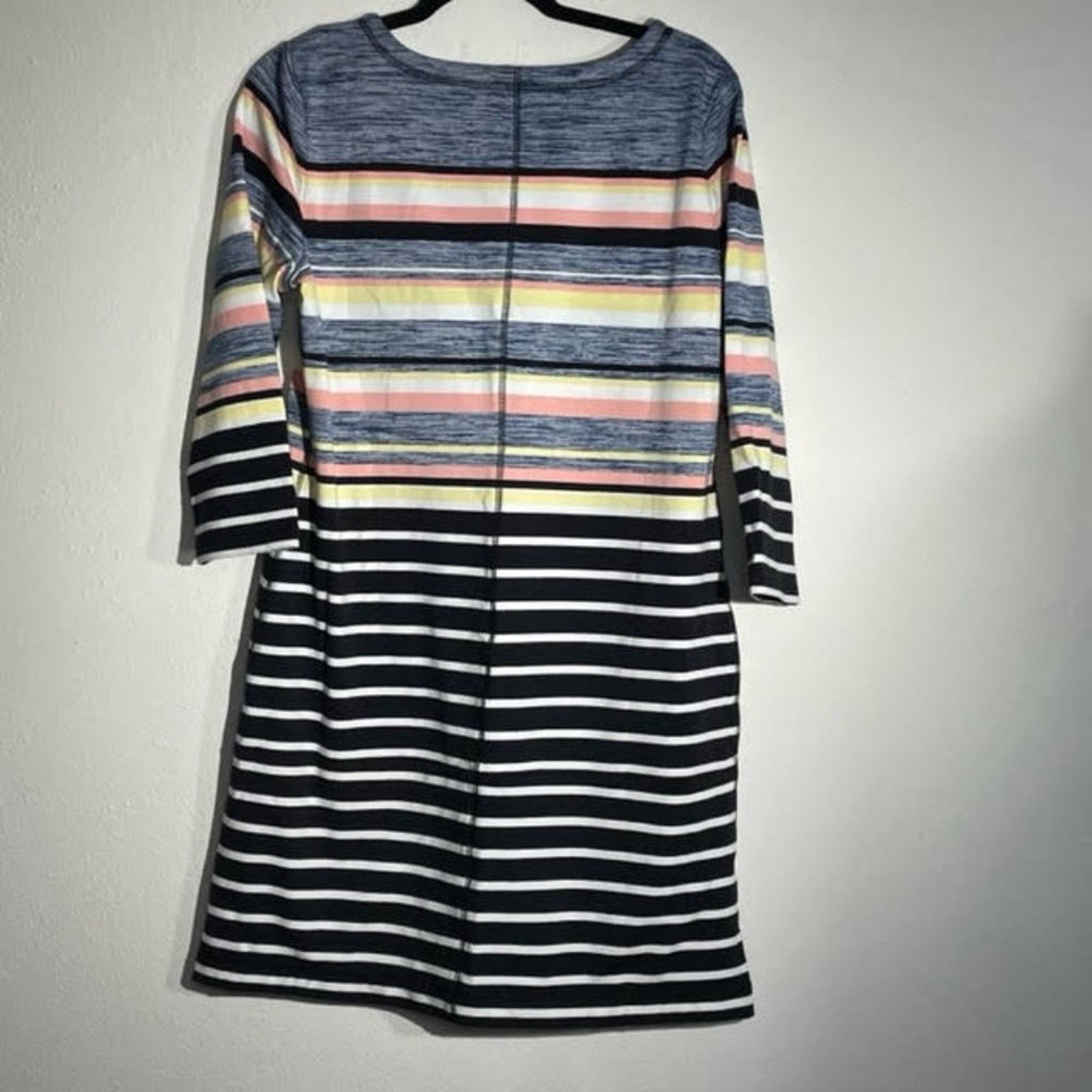 Other T By Talbots Striped Shift Dress Multicolor Size Medium Size M / US 6-8 / IT 42-44 - 2 Thumbnail