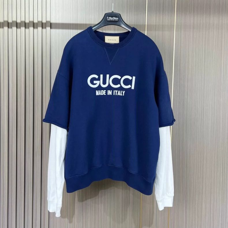 Gucci Gucci New plush letter fake two-piece sweatshirt 2504-Nexta Size US M / EU 48-50 / 2 - 1 Thumbnail