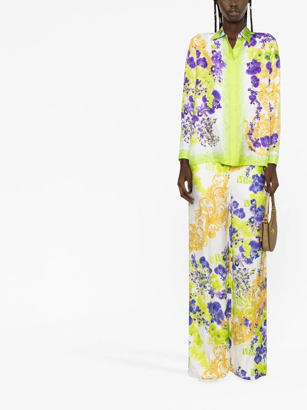 Versace o1y0226 Casual Pant in Multicolor Size 27" / US 4 / IT 40 - 2 Thumbnail