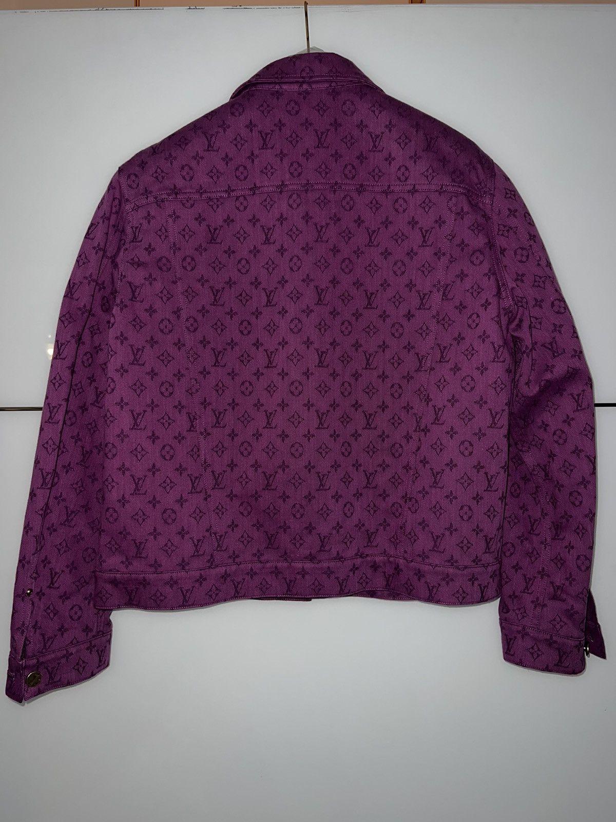 Louis Vuitton Louis Vuitton Monogram Pink Denim Jacket Size US L / EU 52-54 / 3 - 5 Thumbnail