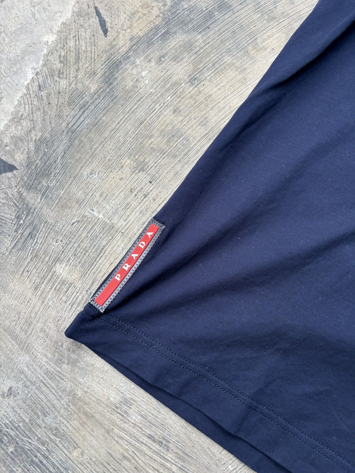 Prada Prada Milano Men's Chest Pocket Tee Navy Size US L / EU 52-54 / 3 - 4 Thumbnail
