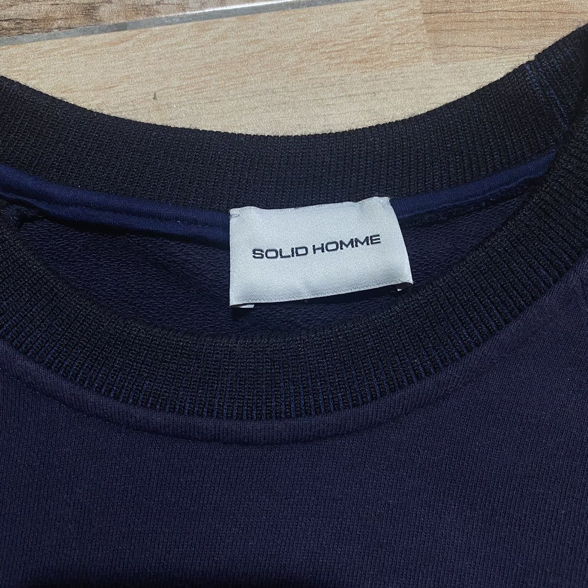 Solid Homme SOLID HOMME Classic 2tone Sweatshirt Size US L / EU 52-54 / 3 - 3 Thumbnail