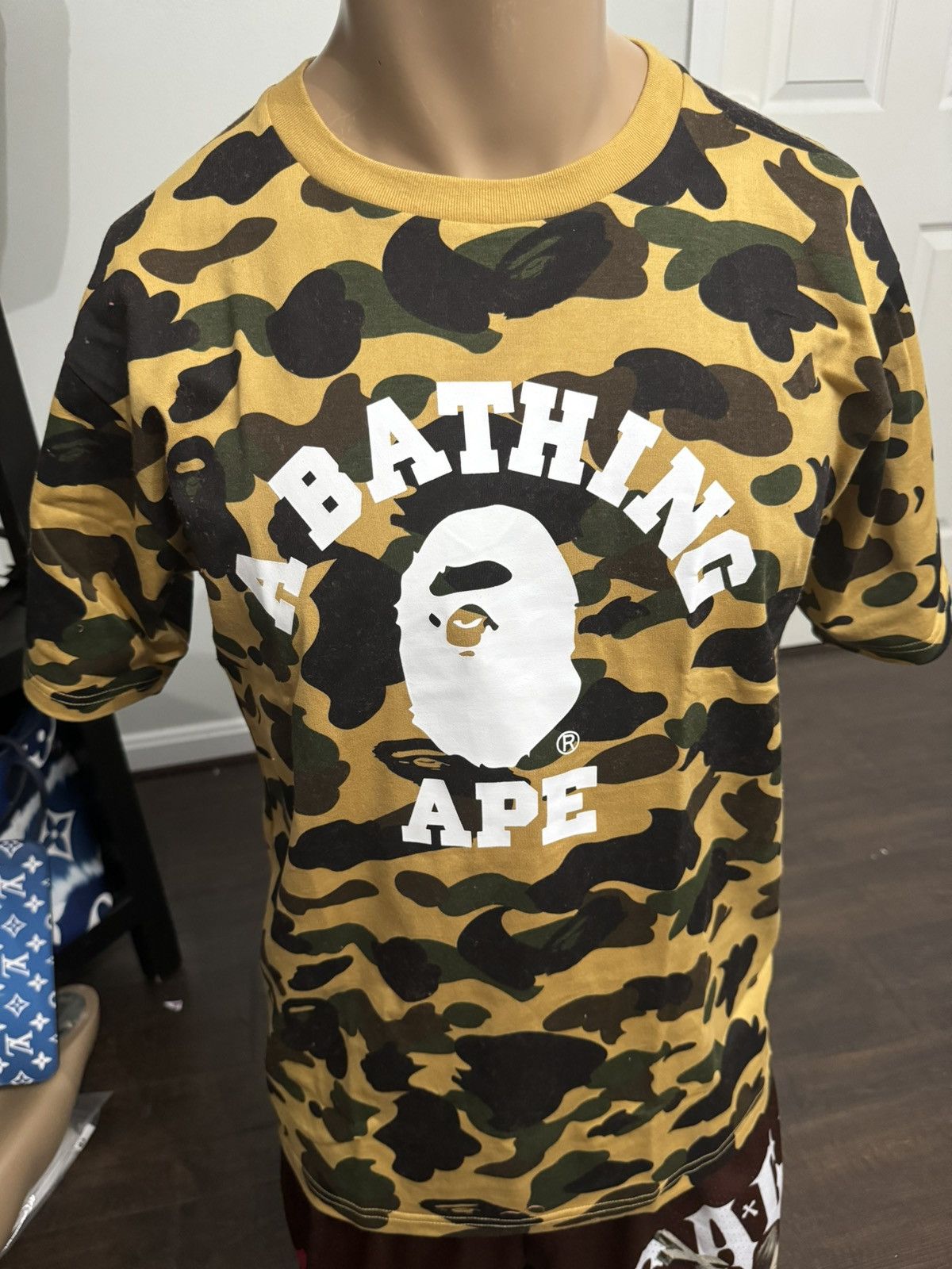 Bape 1st Camo College Tee Size US L / EU 52-54 / 3 - 1 Thumbnail