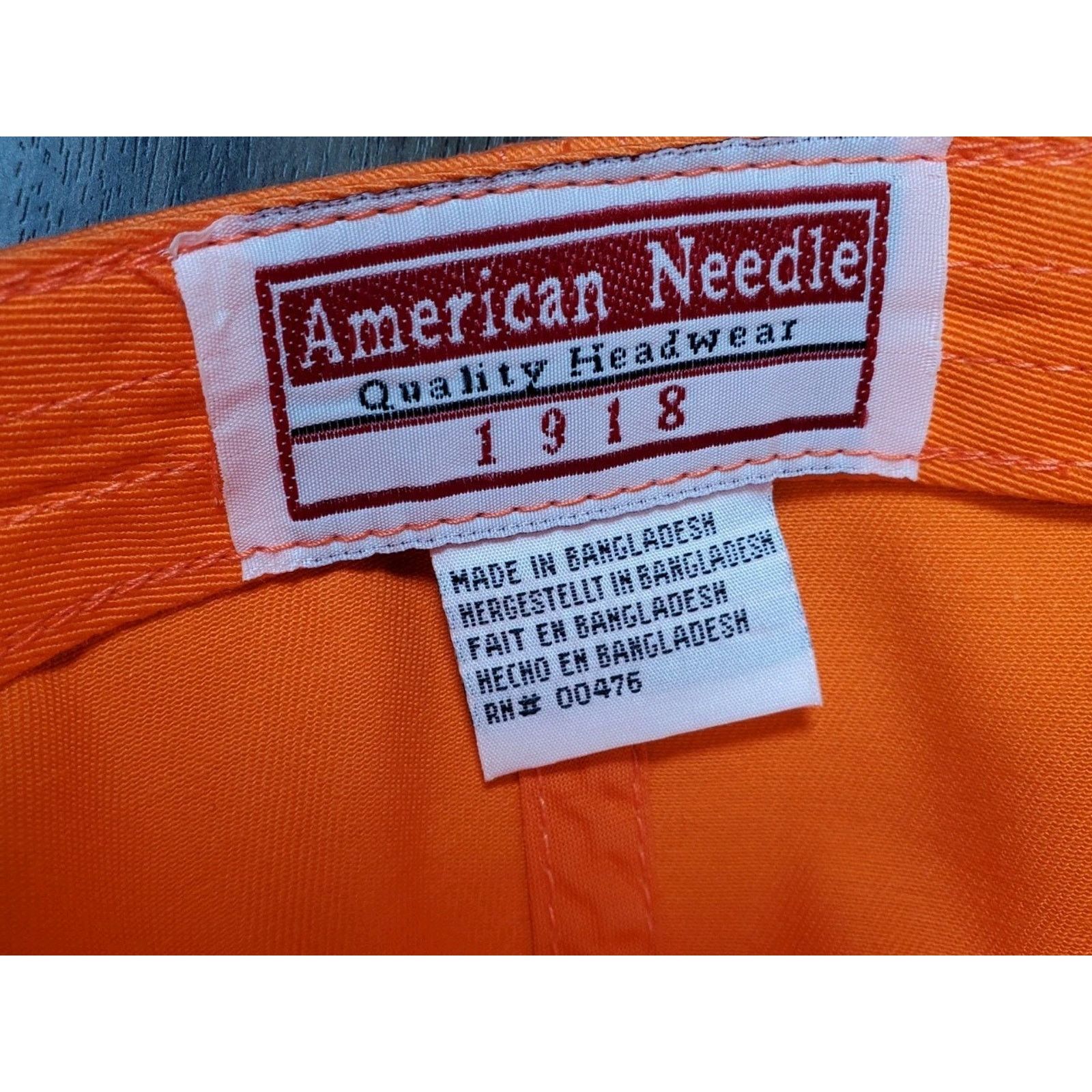 American Needle × NCAA Virginia Tech Hokies Hat Cap Emroidered Old English Script Size ONE SIZE - 9 Thumbnail