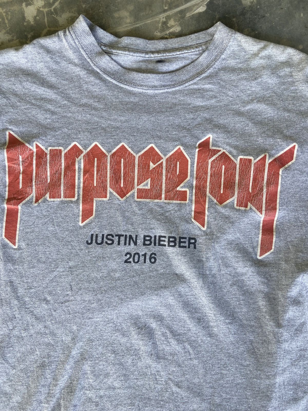 Justin Bieber Justin Bieber Purpose Tour Tee Size US M / EU 48-50 / 2 - 3 Thumbnail