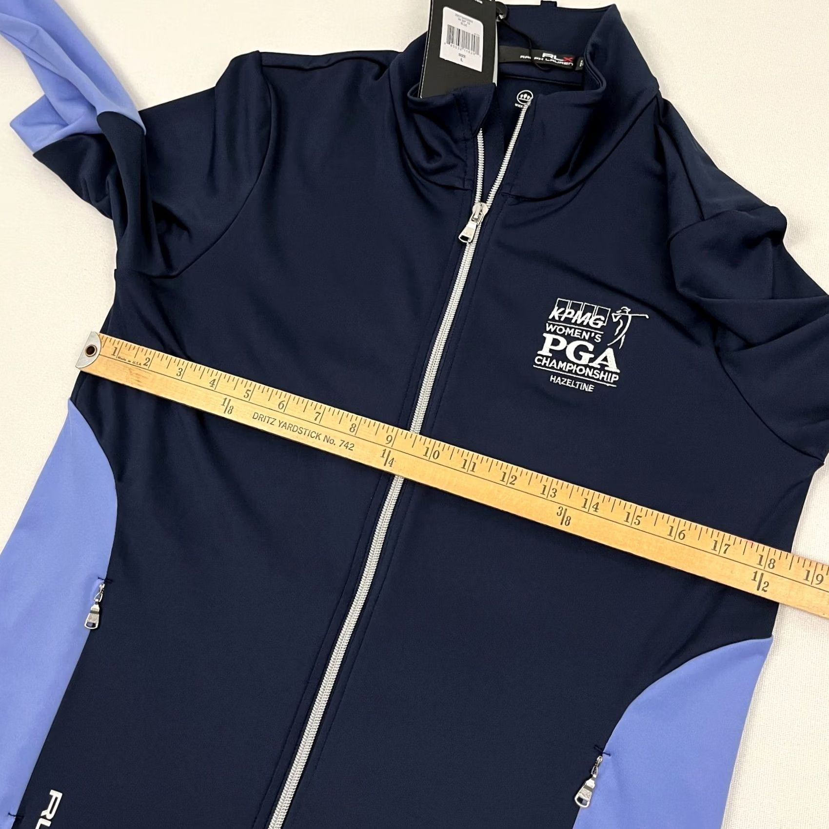 RLX Ralph Lauren VINTAGE RLX Ralph Lauren Jacket Womens L KPMG Championship Hazeltine Golf Full Zip NEW Size L / US 10 / IT 46 - 5 Thumbnail