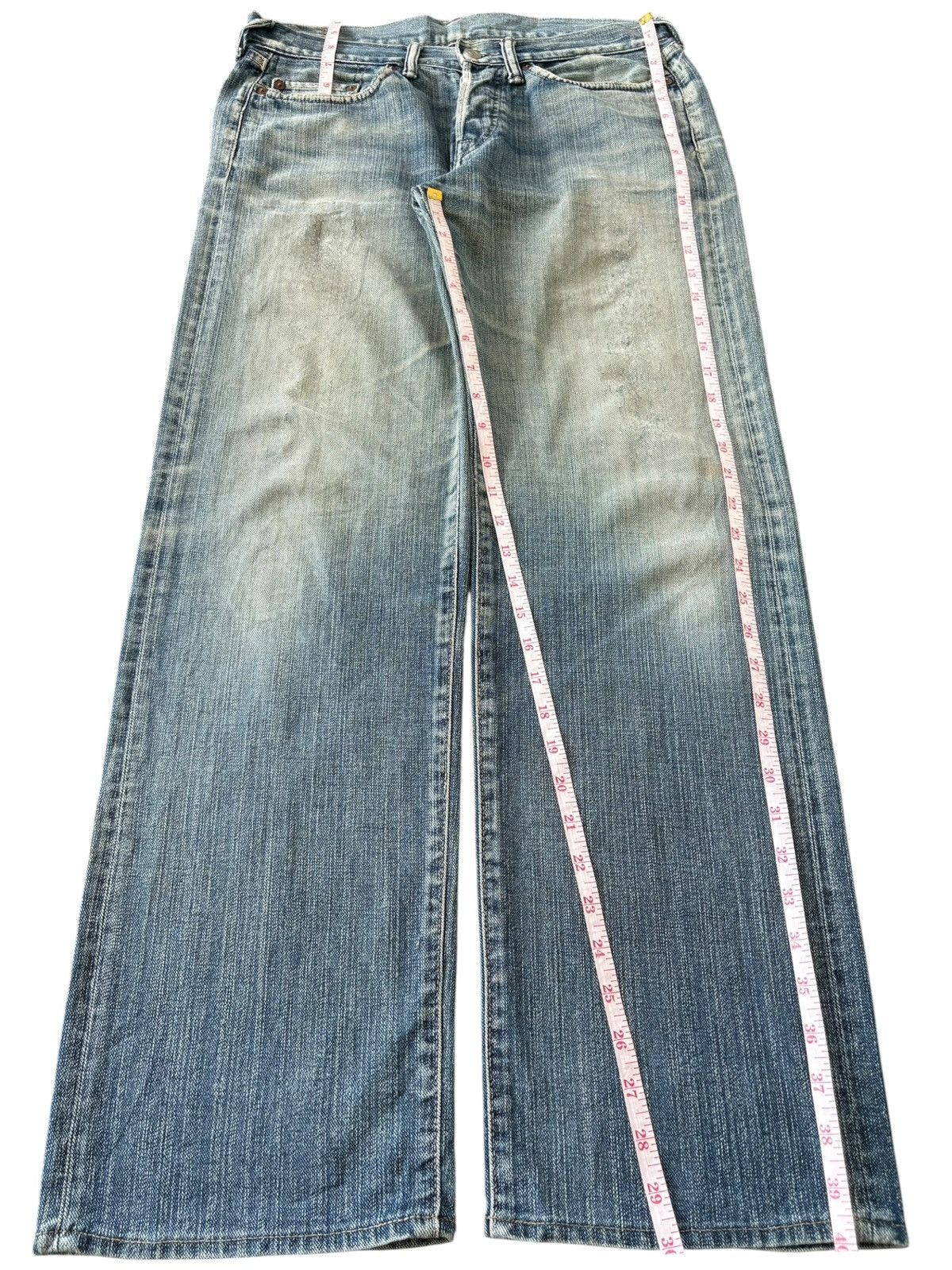 45rpm Vintage Japanese 45Rpm Mud Wash Loose Jeans Size US 31 - 12 Thumbnail