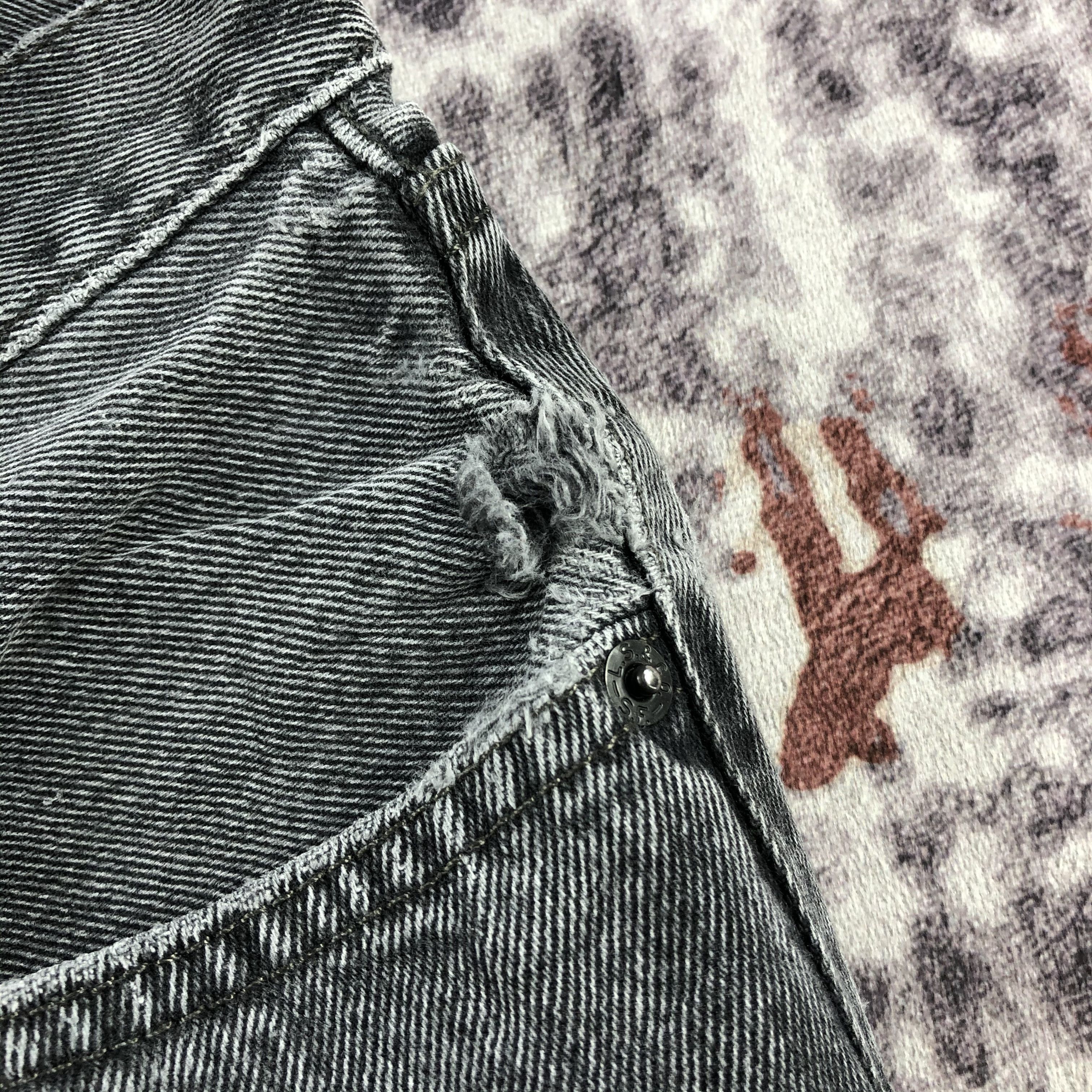 Levi's × Vintage Vintage Levis 505 Faded Black Jeans-JM2679 Size US 36 / EU 52 - 12 Thumbnail