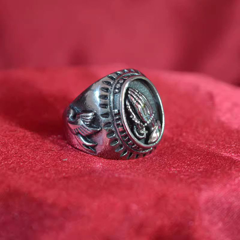 Jewelry Rare Jewelry Rings Open Size Chrome Ring (Size 7-13) Size ONE SIZE - 1 Thumbnail