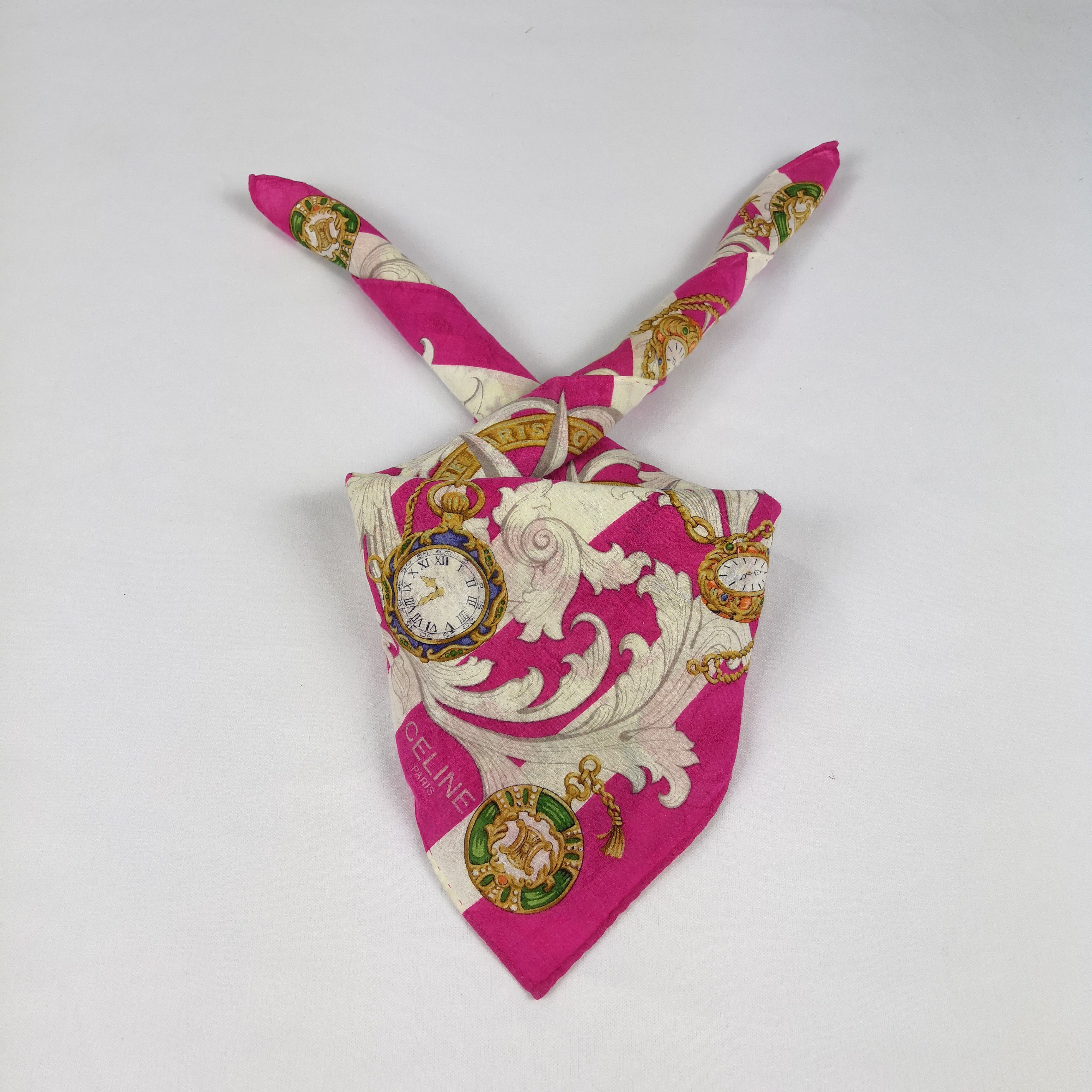 Celine Vintage Celine Handkerchief Neckerchief Bandana Size ONE SIZE - 2 Thumbnail