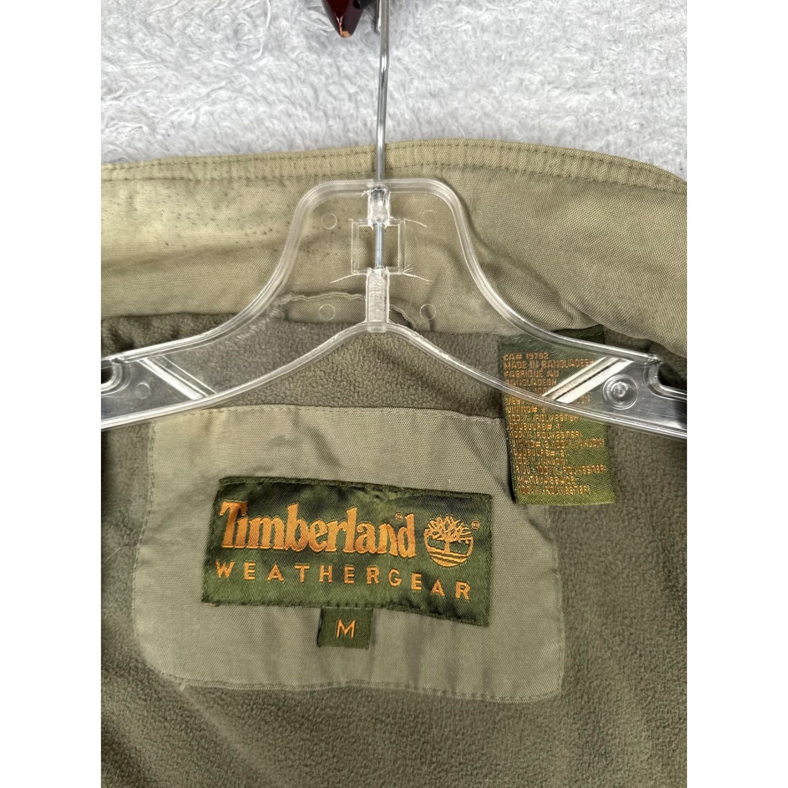 Timberland VINTAGE Timberland Weathergear Jacket Mens M Green Khaki Lined 90s Windbreaker Size US M / EU 48-50 / 2 - 3 Thumbnail