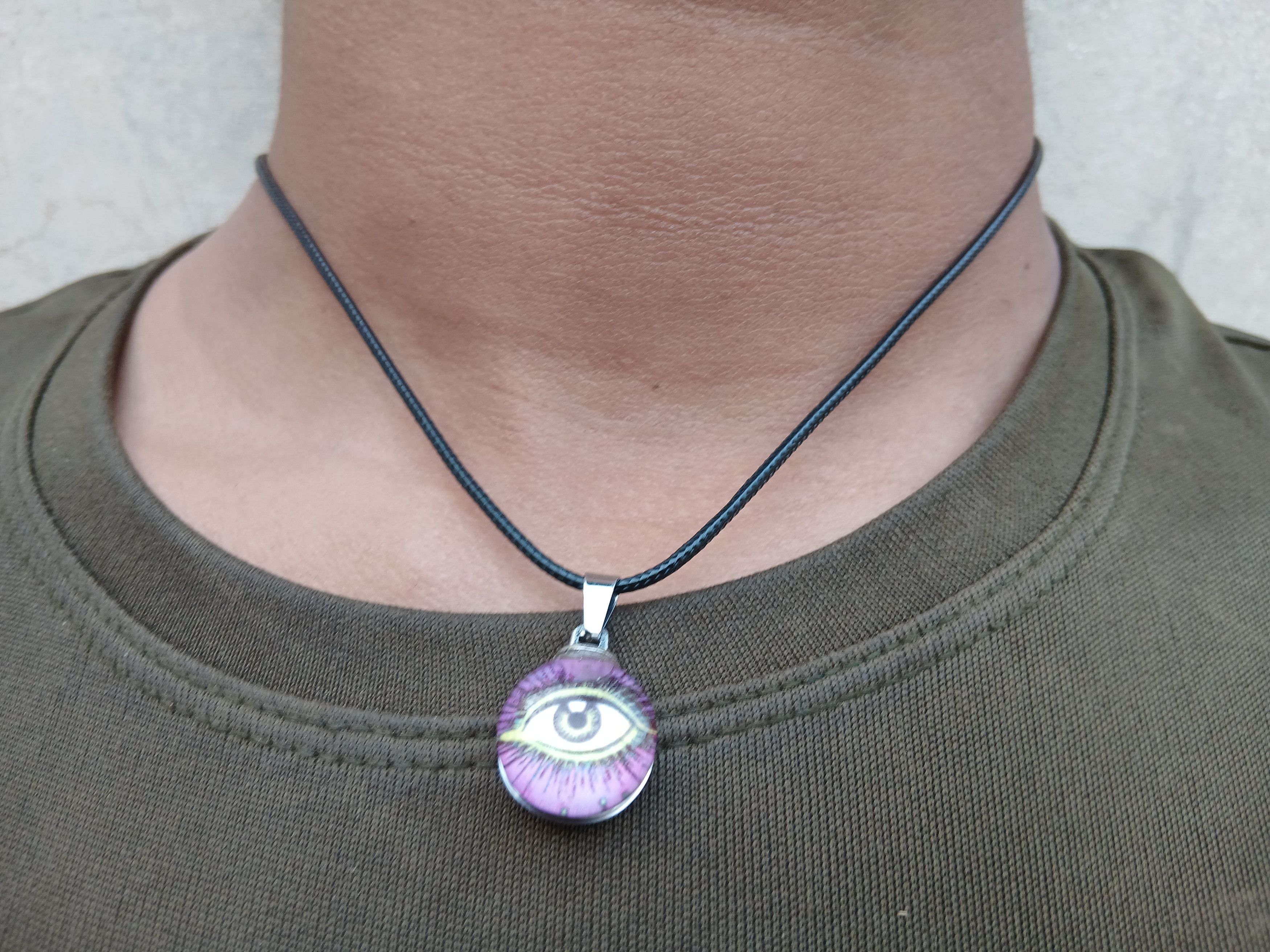 Other Purple Eye Pendant Size ONE SIZE - 3 Thumbnail