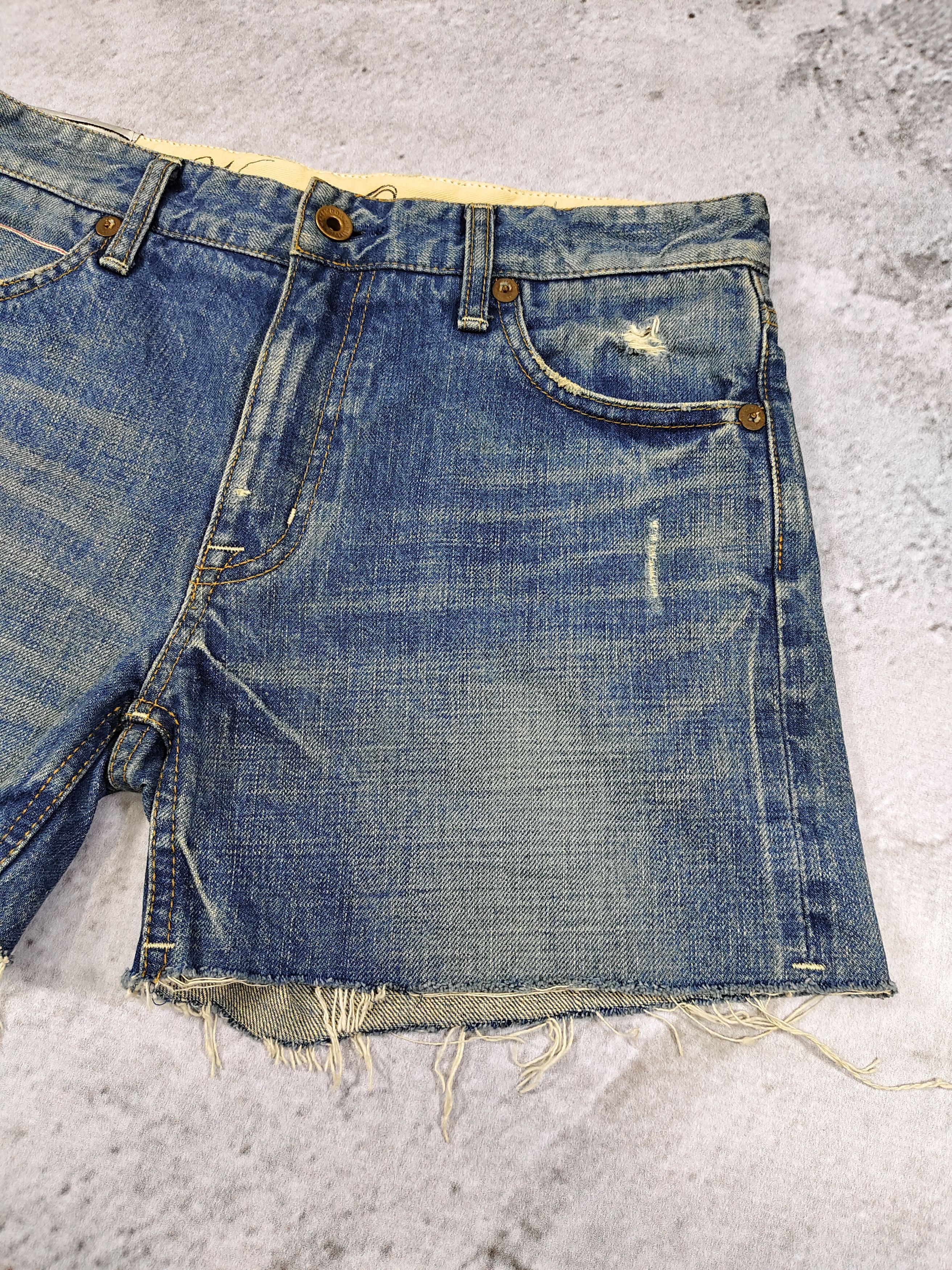 Vivienne Westwood Westwood Outfitters- Punk Grunge Distressed Selvedge Shorts Size 30" / US 8 / IT 44 - 2 Thumbnail