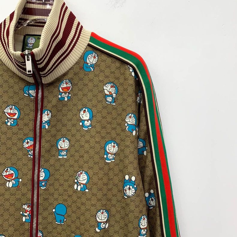 Gucci Gucci Color-blocked striped Doraemon logo jacquard full pr Size US L / EU 52-54 / 3 - 3 Thumbnail