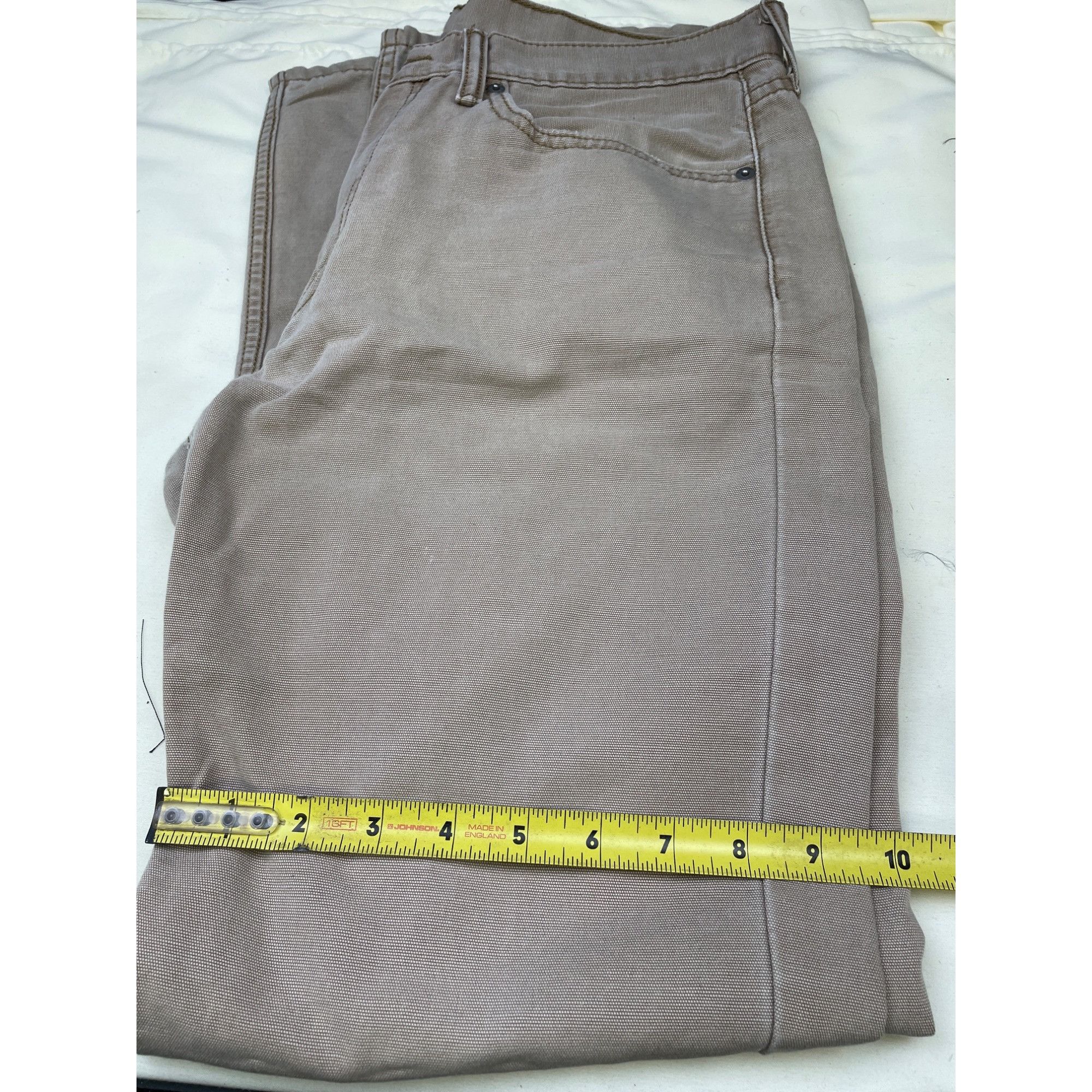 Levi's Levi Strauss Mens Khaki Straight Fit Jens Size 33 x 32 SKU Size US 34 / EU 50 - 6 Thumbnail