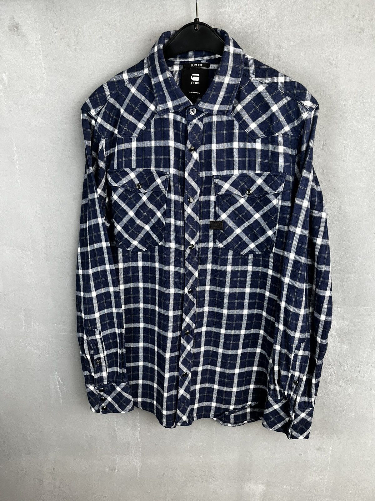 G-Star × Vintage G star flannel shirt Size US L / EU 52-54 / 3 - 3 Thumbnail