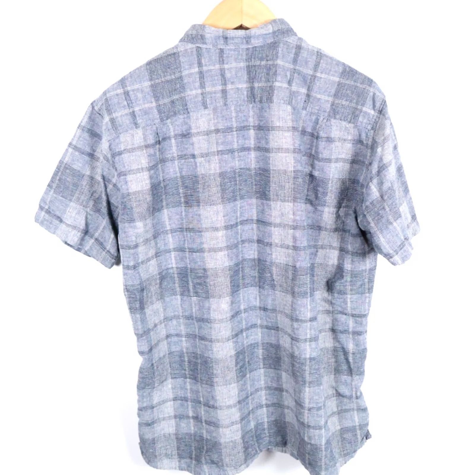 Patagonia Patagonia Shirt Men's XL Gray Plaid Check Organic Cotton Hemp Back Step Button-Up Short Sleeve Casual Workwear Winter Fall Spring Size US XL / EU 56 / 4 - 2 Thumbnail