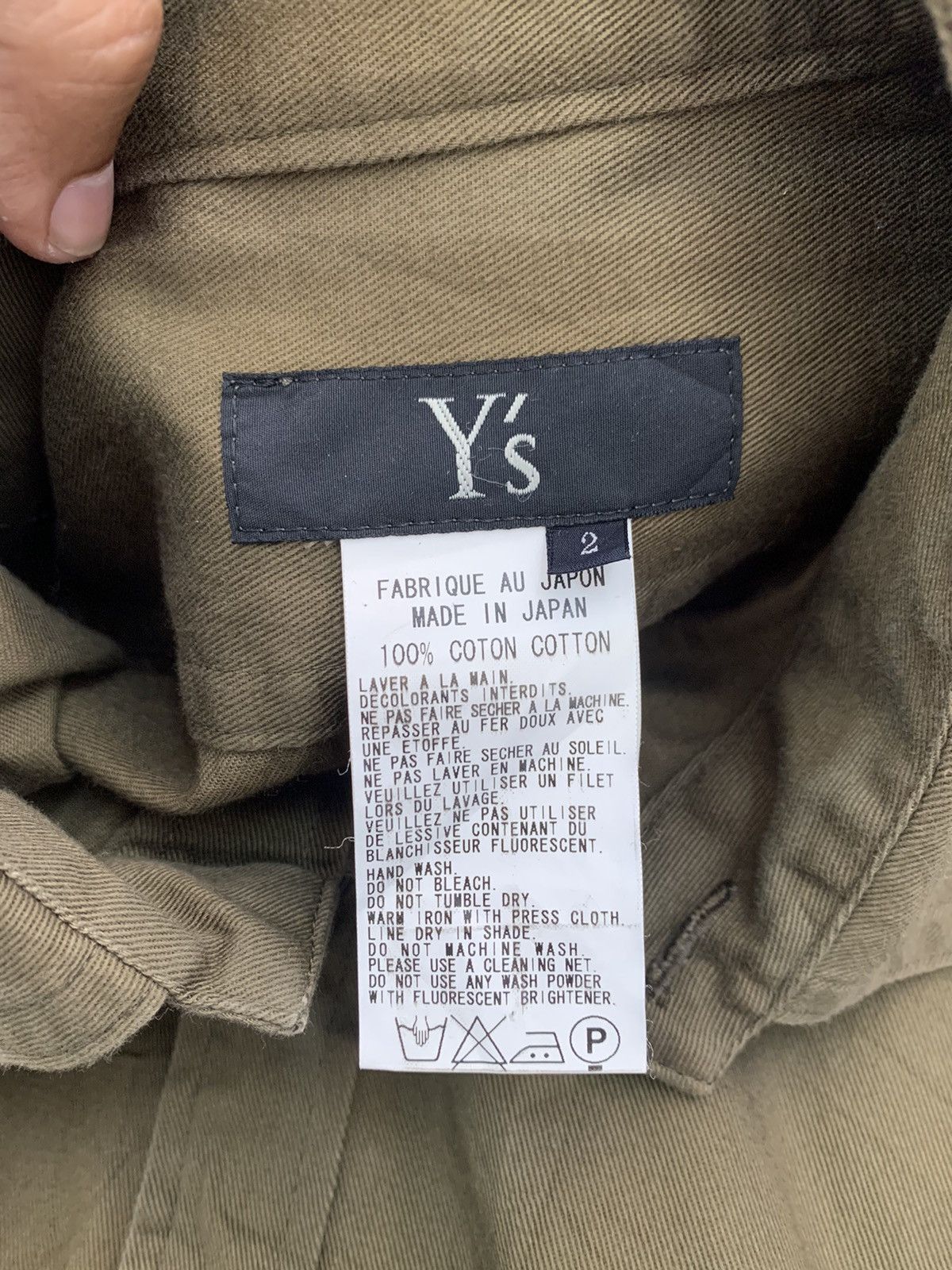 Yohji Yamamoto Y's Yohji Yamamoto Military Girth Style Shirt Jacket Size US M / EU 48-50 / 2 - 19 Thumbnail