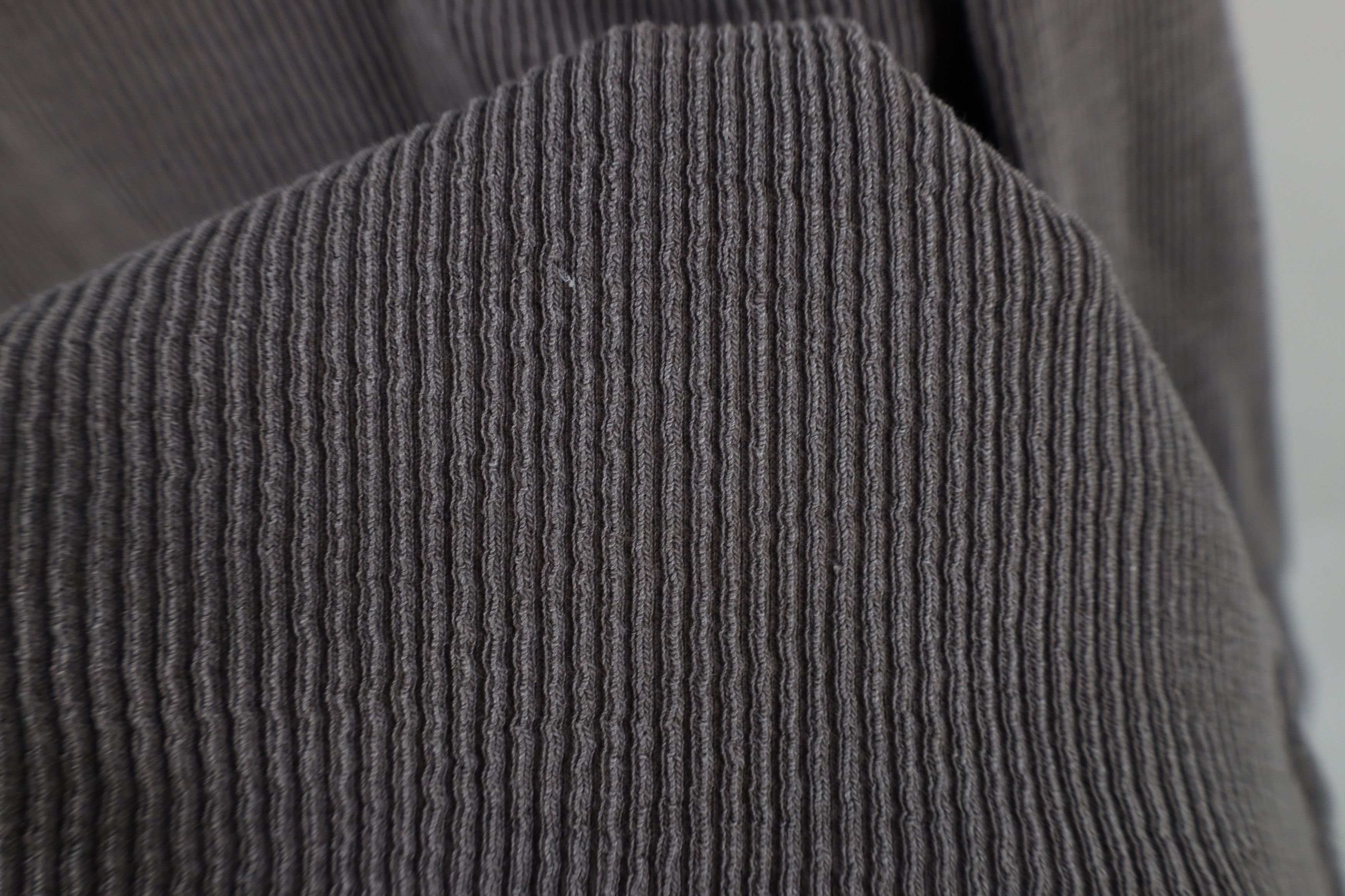Vintage Vintage 90s Streetwear Ribbed Knit Long Sleeve T-Shirt Gray Size US XXL / EU 58 / 5 - 6 Thumbnail