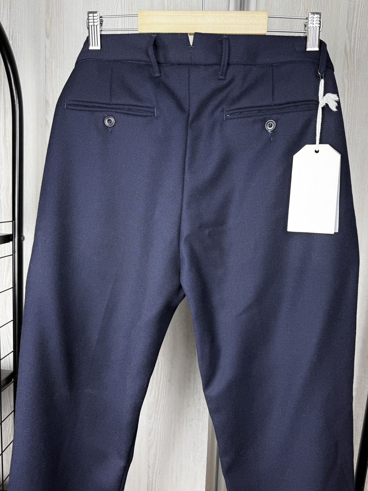 Other Tela Genova Wool Navy blue Volmo classic pants trousers 34 Size US 34 / EU 50 - 6 Thumbnail