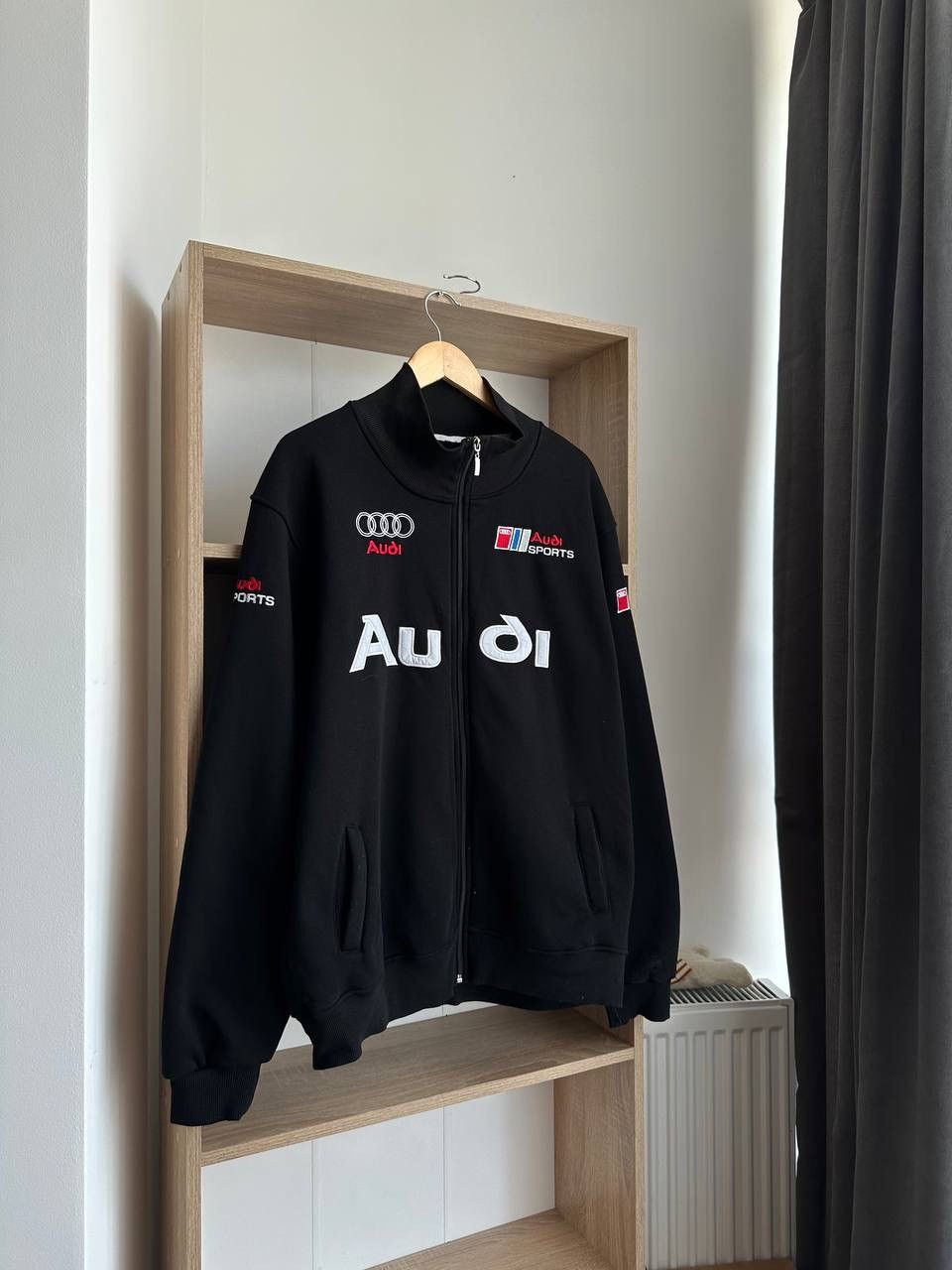 Audi × Vintage Vintage Audi Racing Black Full Zip Hoodie Size US M / EU 48-50 / 2 - 4 Thumbnail