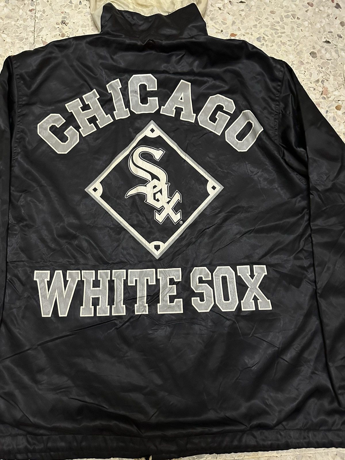 Starter Vintage Chicago White Sox Coach Jacket BigLogo Design Hoodie Size US M / EU 48-50 / 2 - 3 Thumbnail