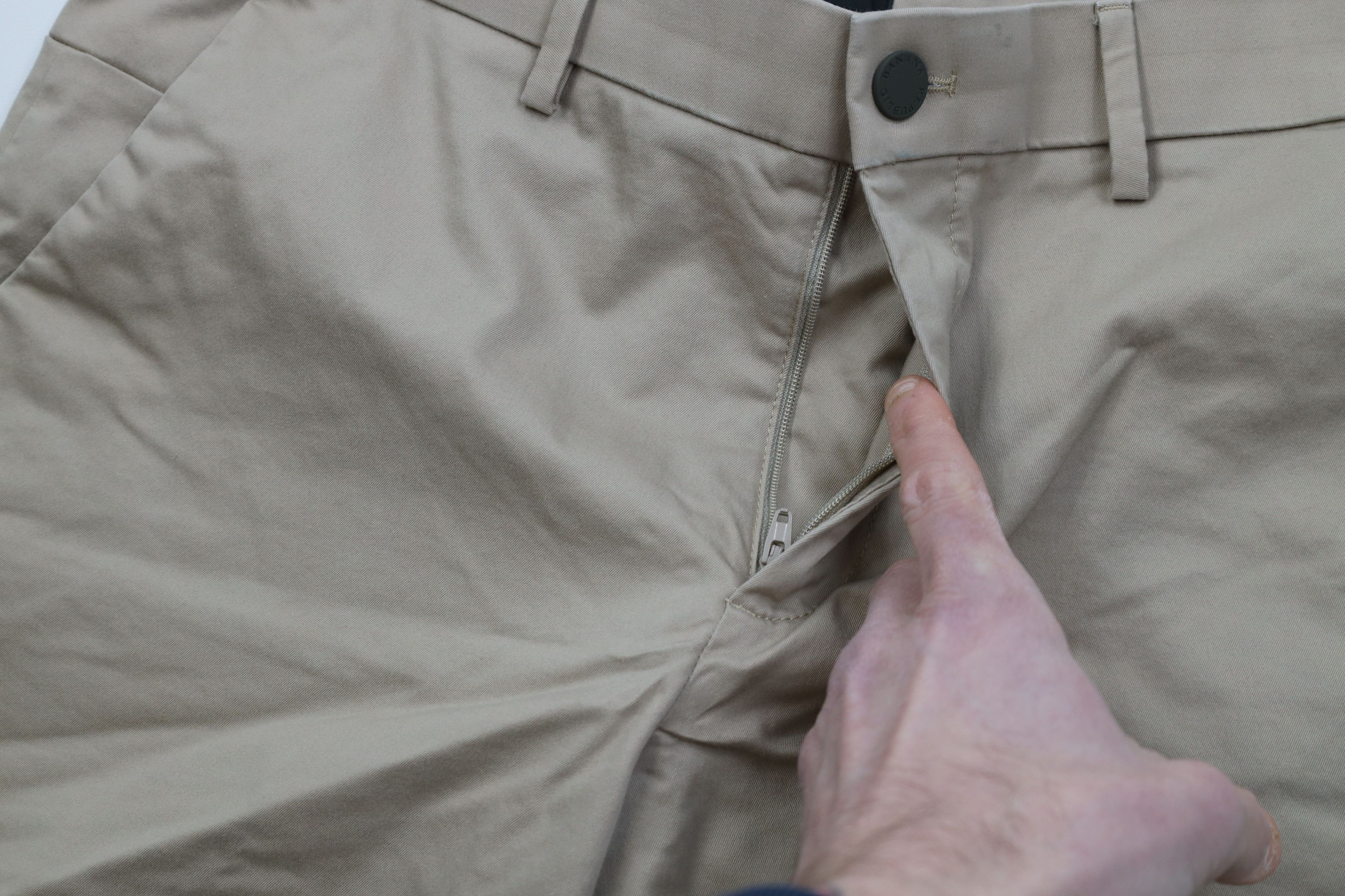 Banana Republic Banana Republic Above Knee Chino Shorts Khaki Tan Beige Size US 33 - 6 Thumbnail