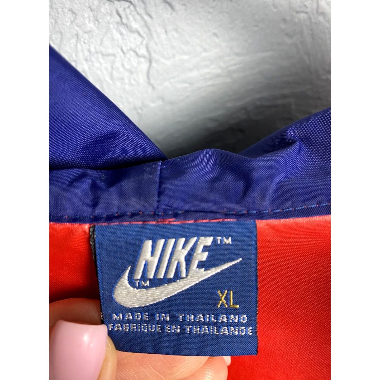 Nike Nike Windbreaker Jacket Mens XL Swoosh 90s Vintage Nylon Red Size US XL / EU 56 / 4 - 5 Thumbnail