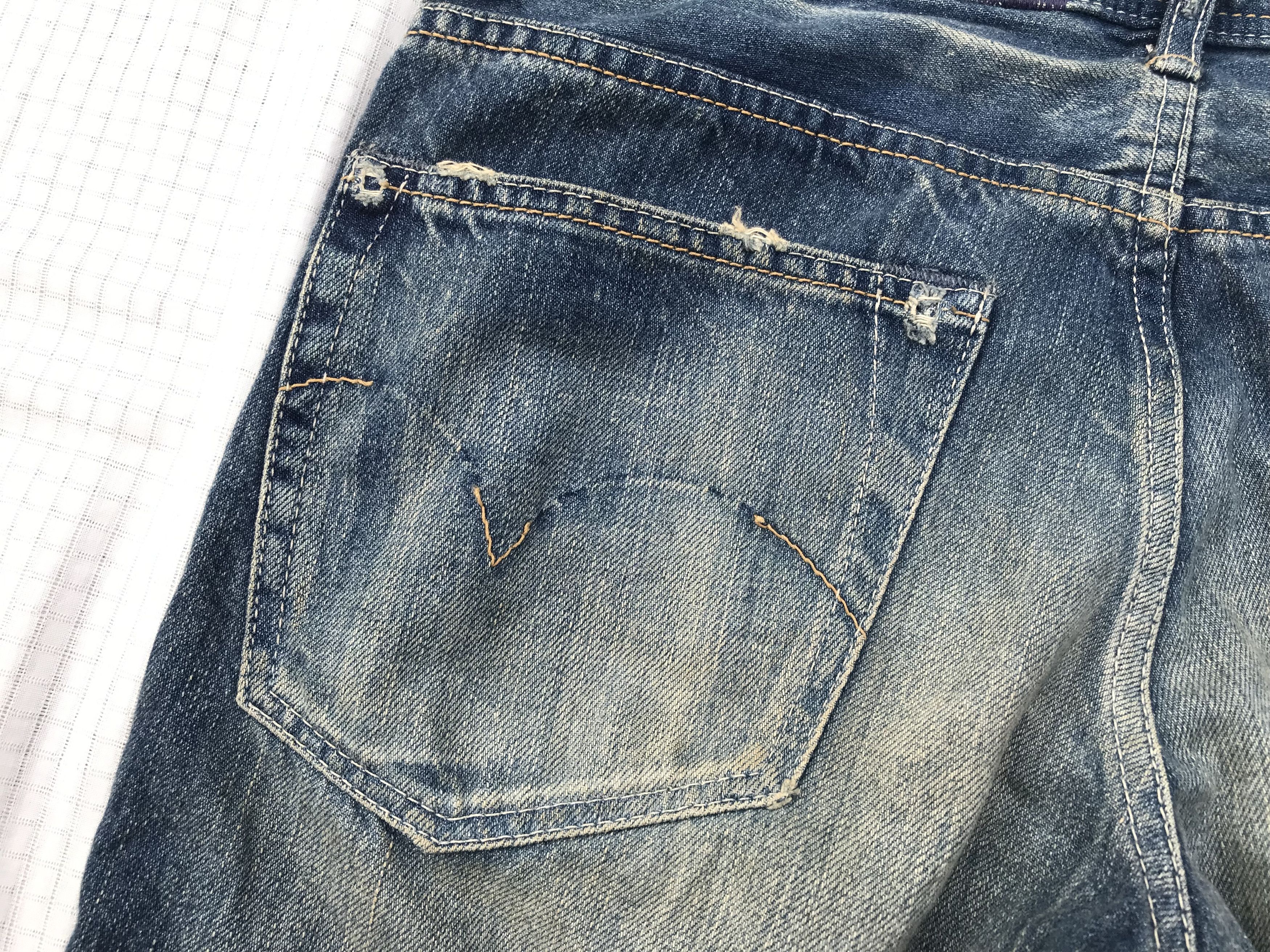 Hysteric Glamour × Japanese Brand (P83) Hysteric Glamour Denim Overall Bib Shorts Sz M Size 30" / US 8 / IT 44 - 15 Thumbnail