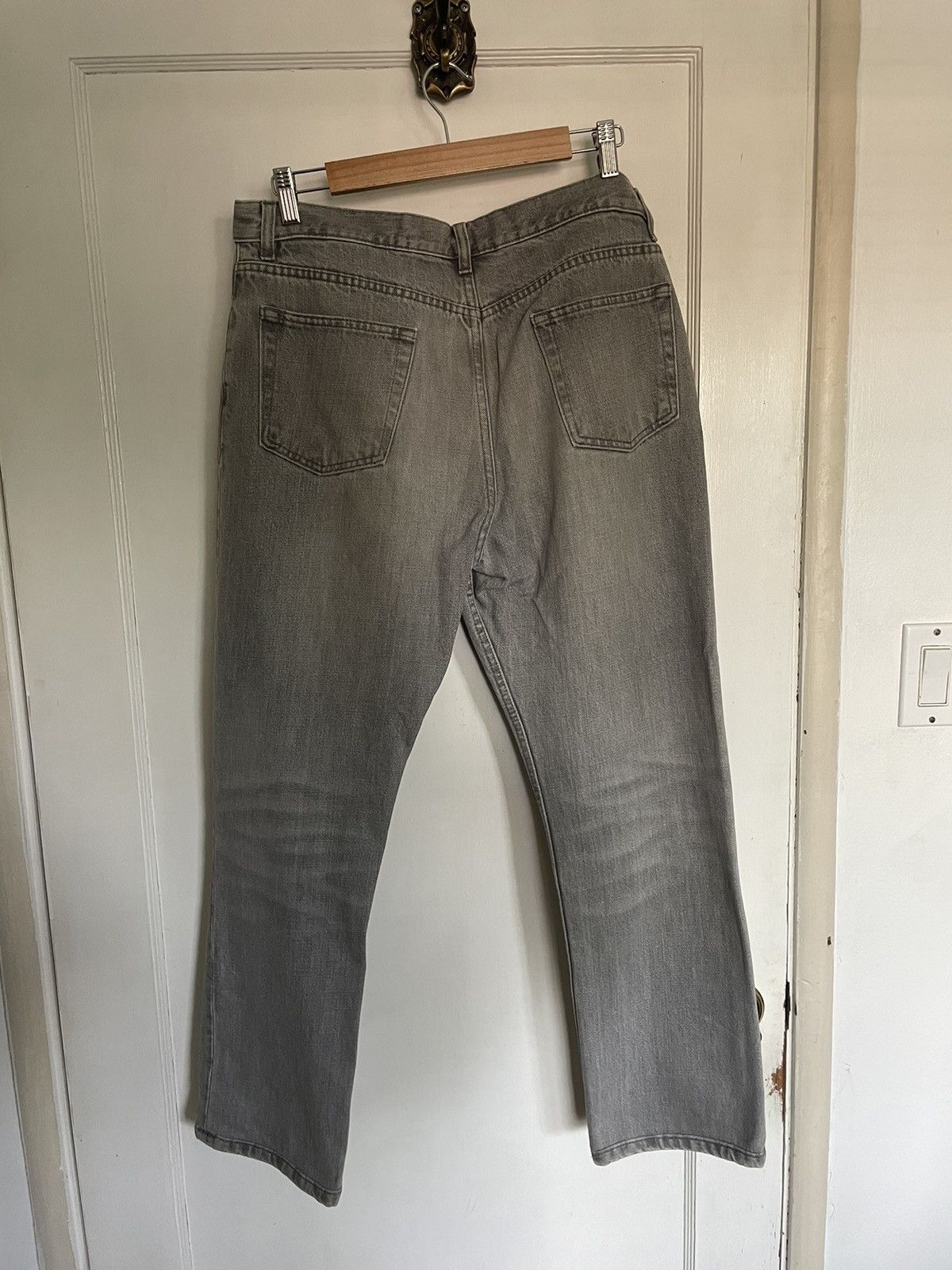 Helmut Lang Helmut Lang Grey Italian Cut Denim Size US 33 - 2 Thumbnail